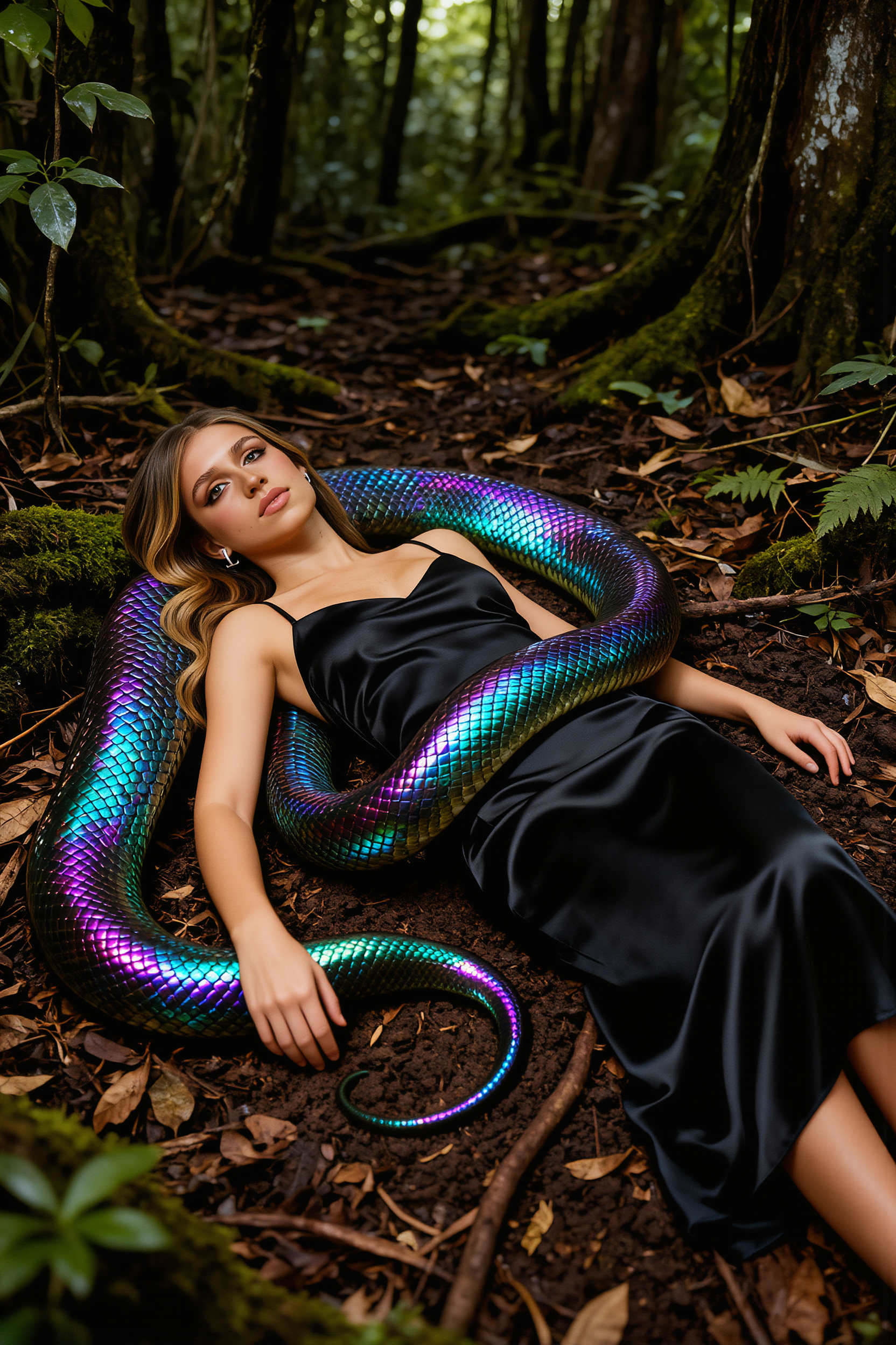 Kling AI work 317933025668806 - snake try on AI image