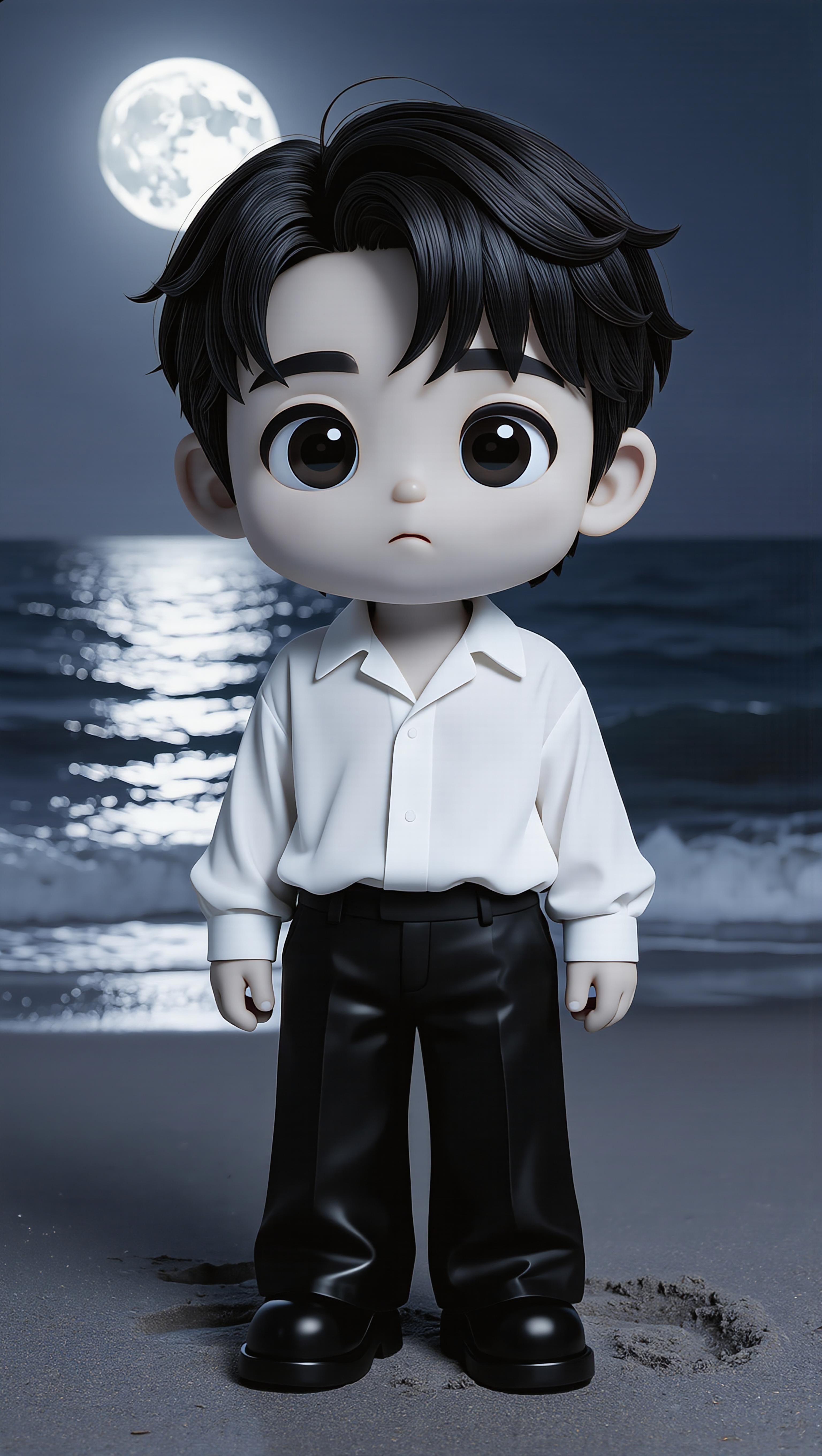 Kling AI work 319540945306007 - boy hair style photo AI image