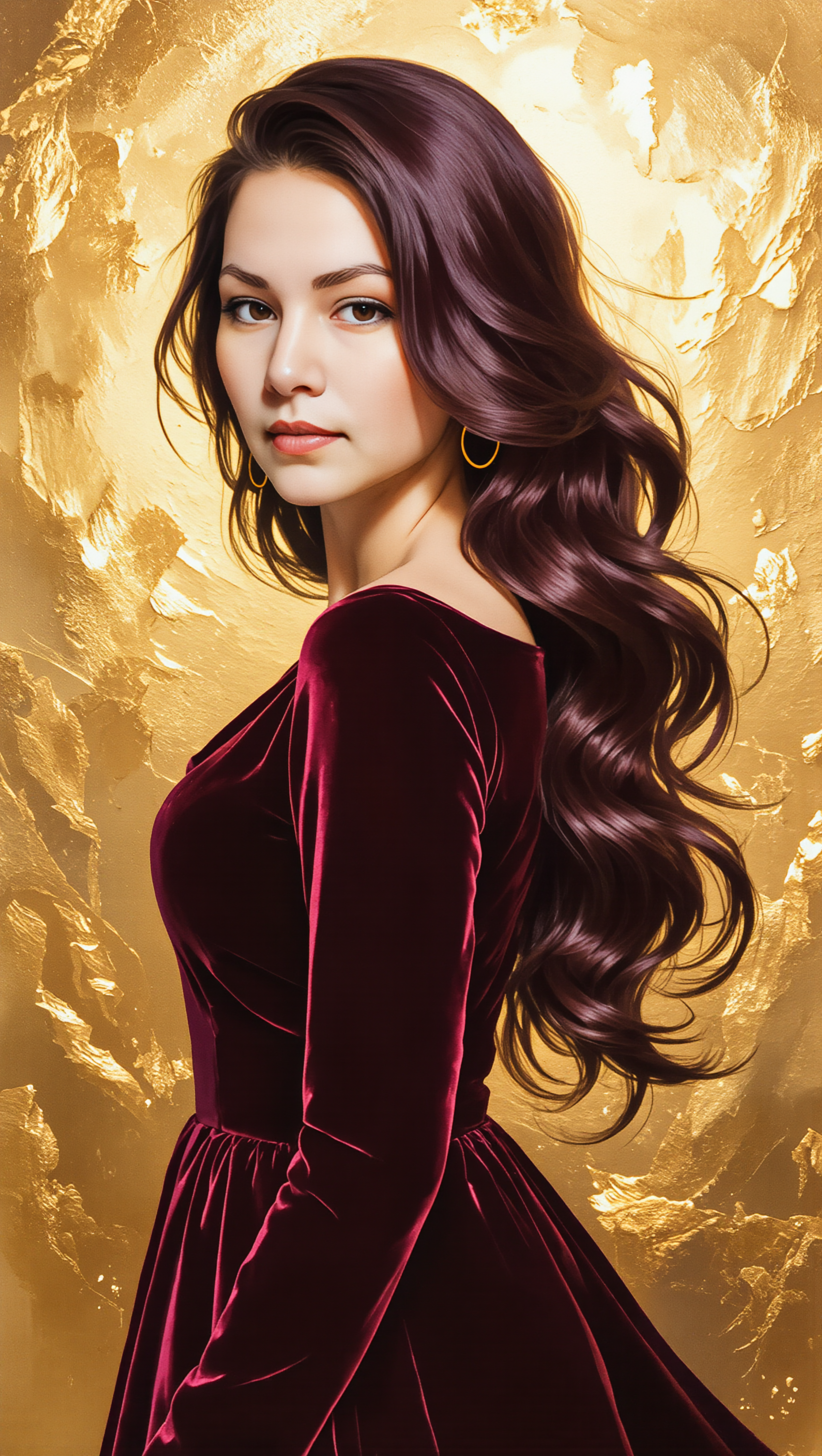 Kling AI work 321207951668894 - hair color editor AI image