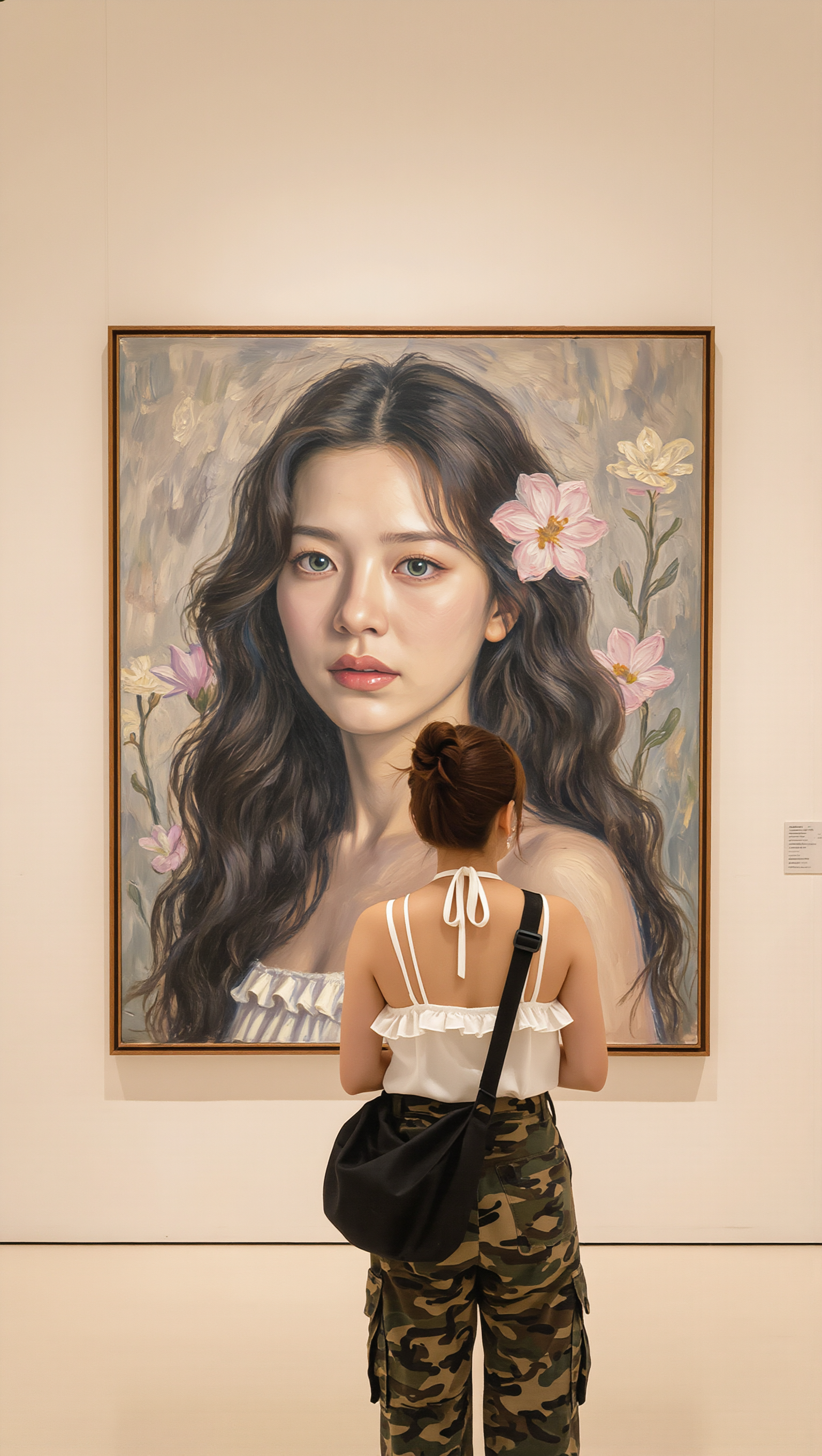 Kling AI work 321041152667974 - woman field painting AI image
