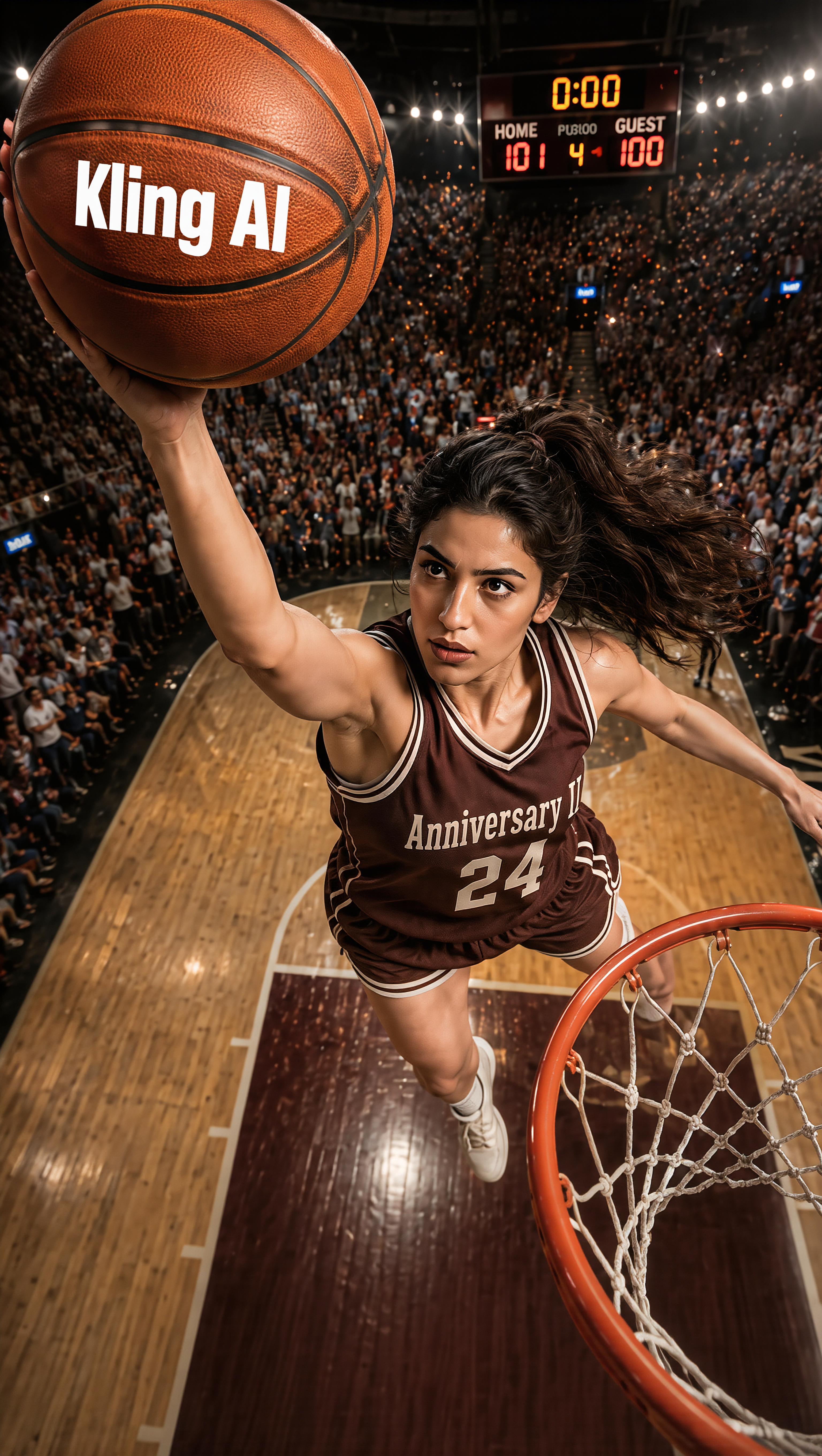 灌籃 Slam Dunk - kling ai kling ai AI image