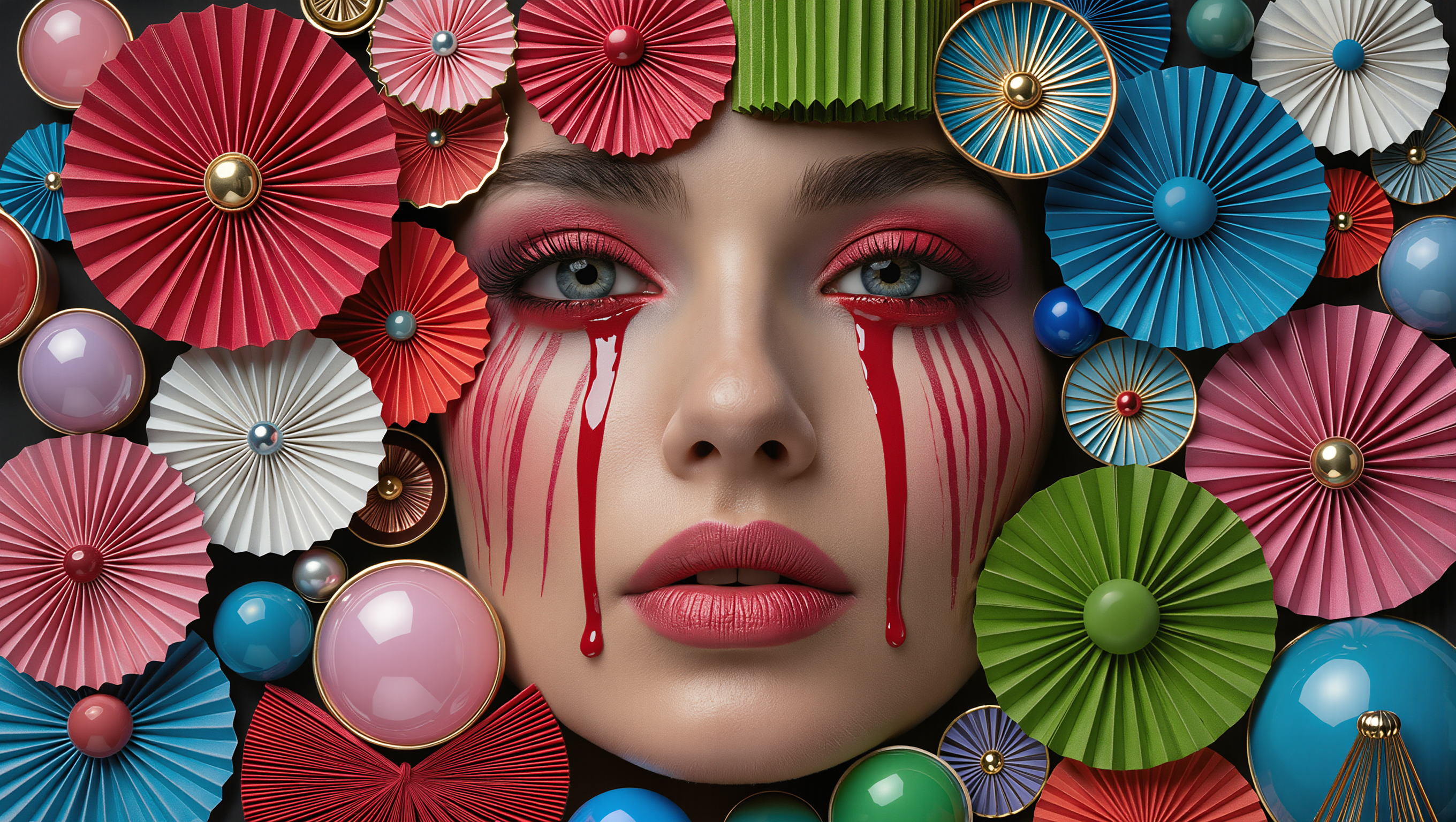 Color Gamut Rec. 2020 - Face - hair color editor AI image