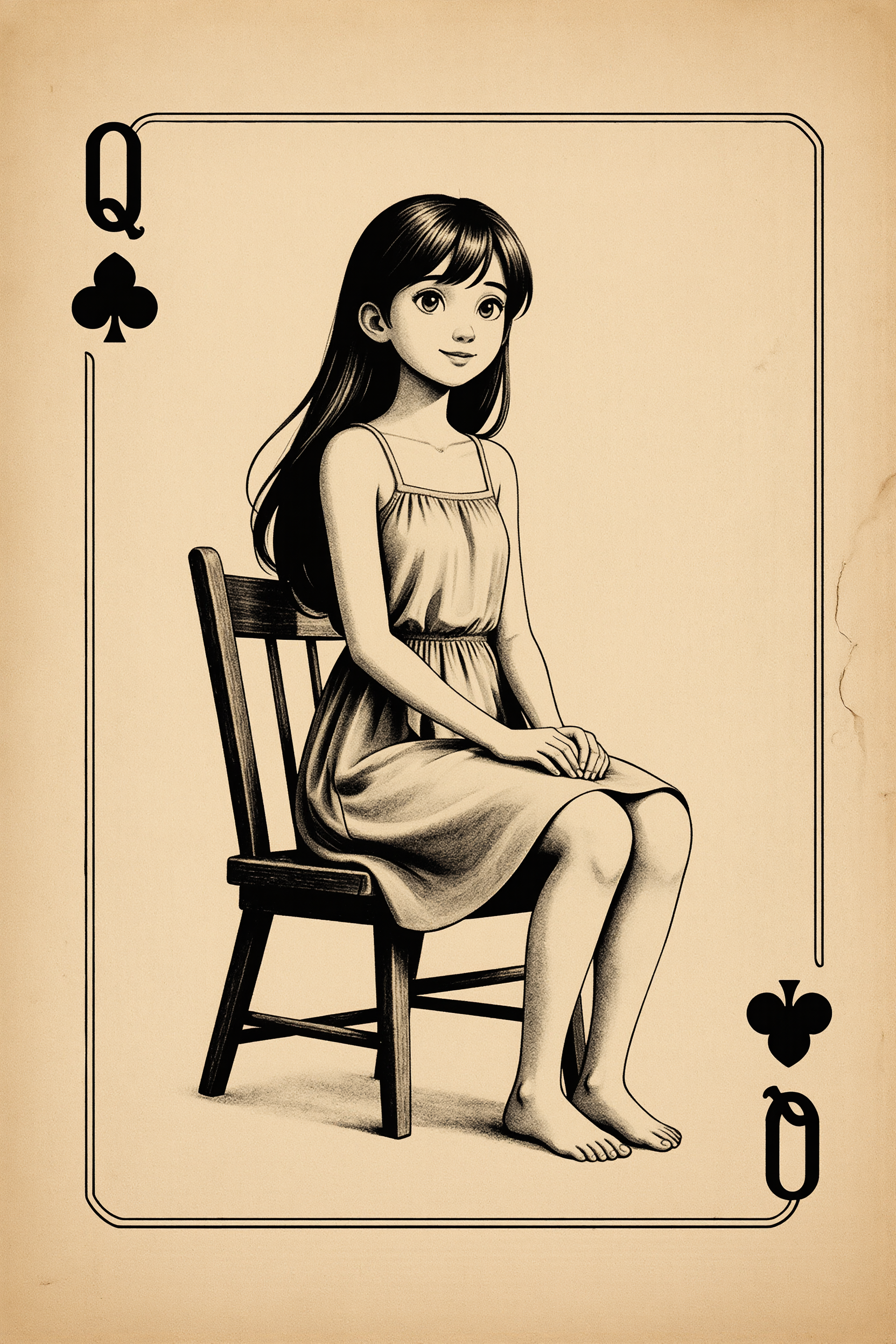 *A western playing card* - celebration card maker AI image