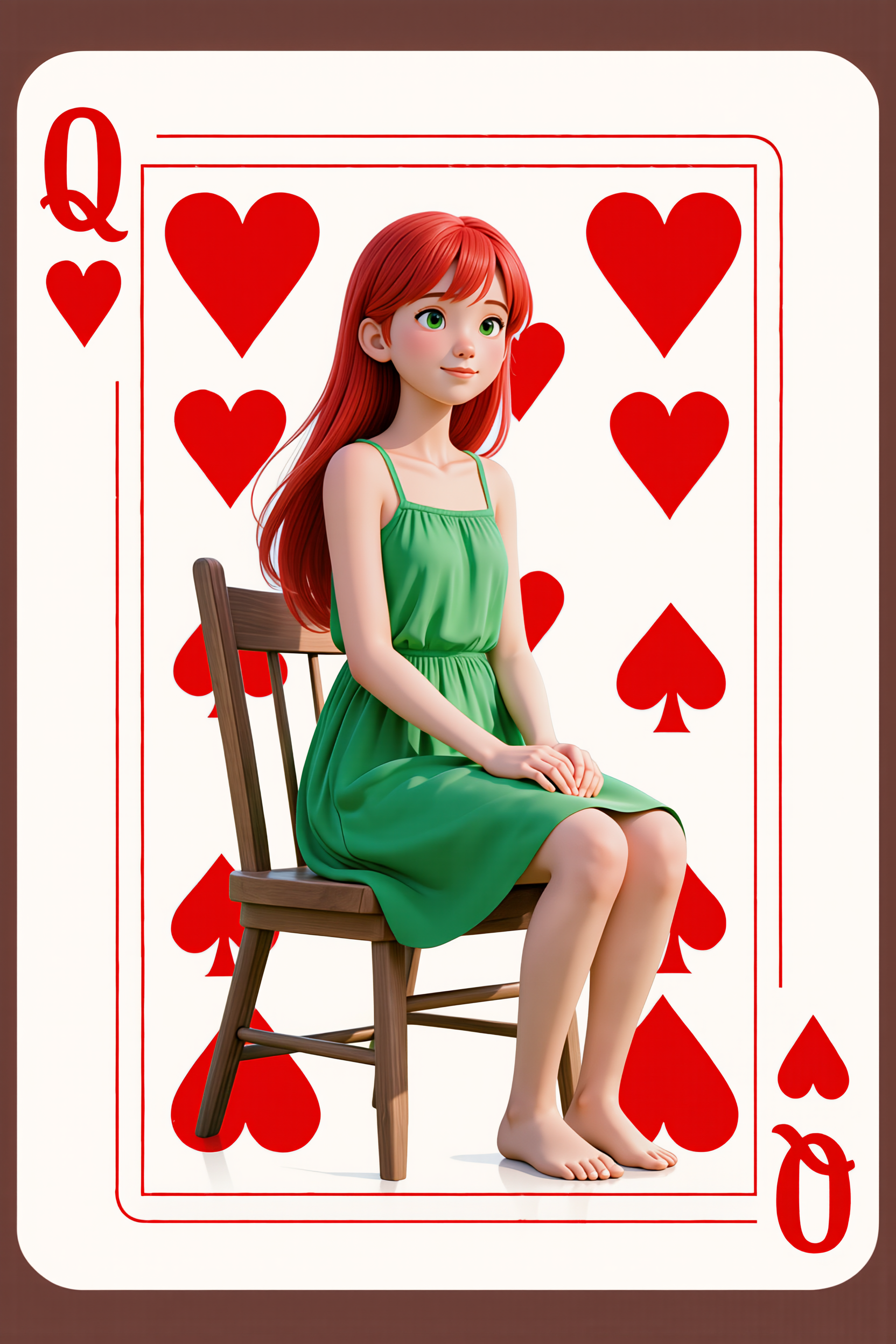 *Playing Card* - create your own christmas card AI image