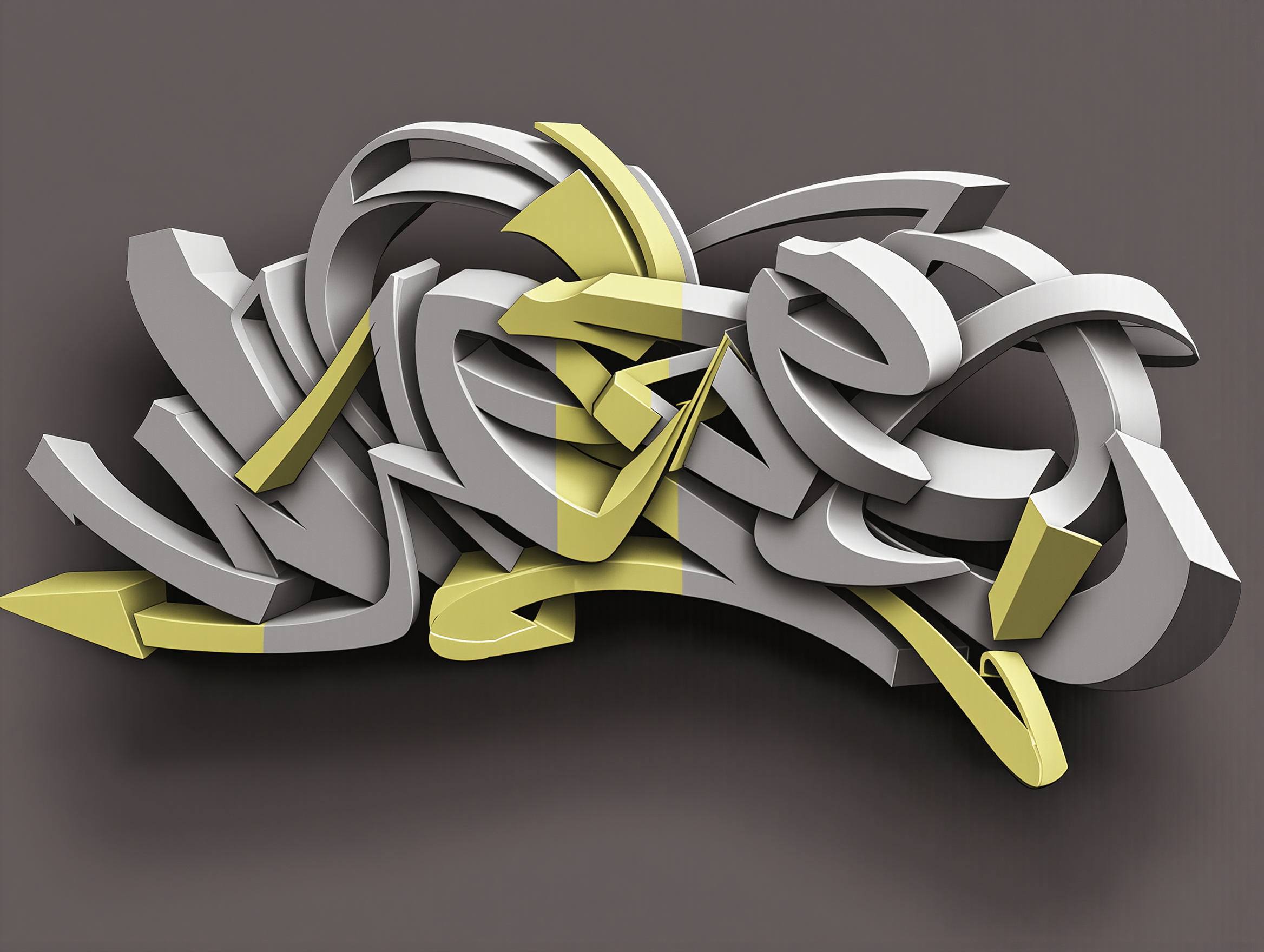 Kling AI work 310660281618034 - create graffiti text AI image