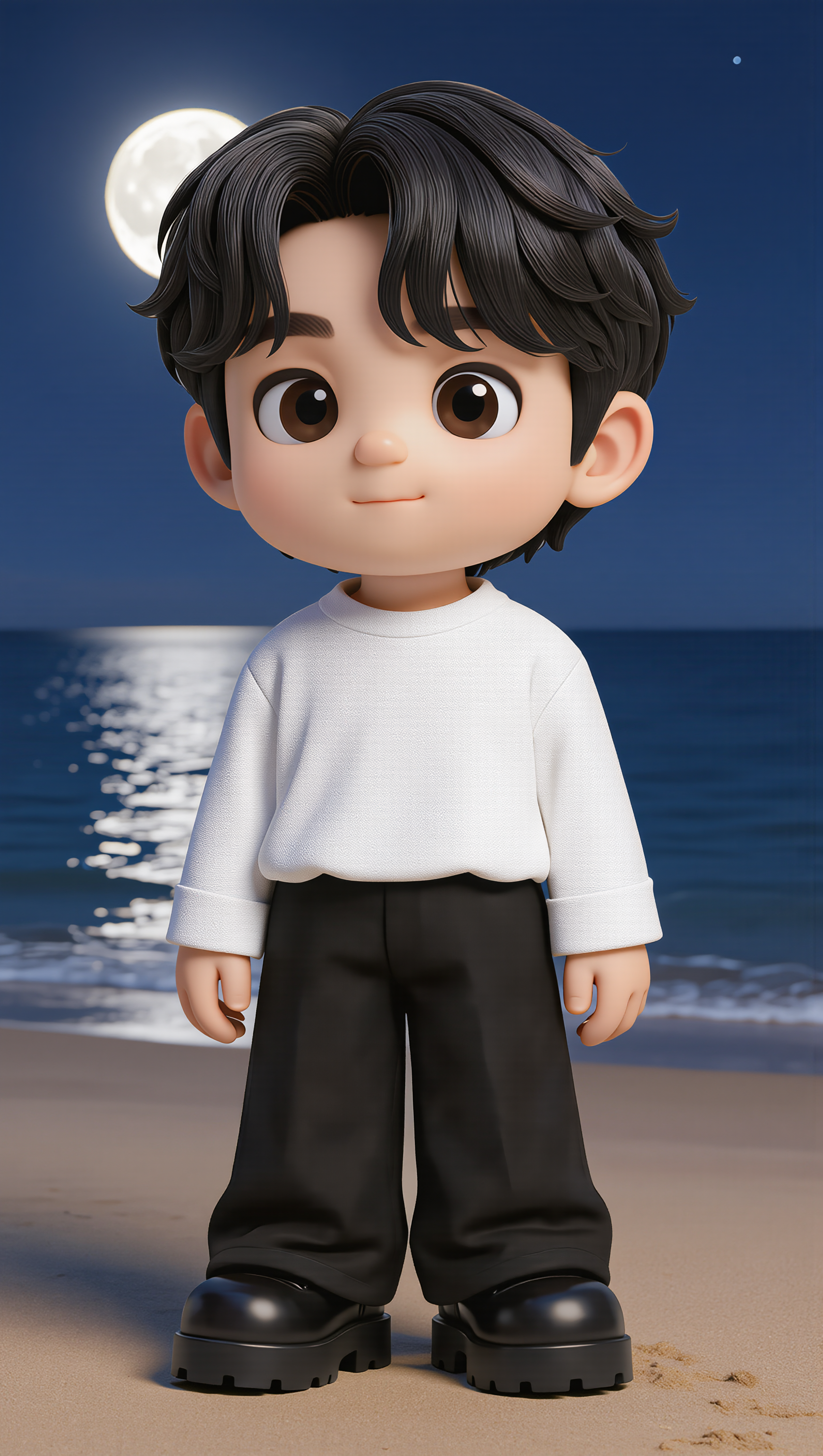 Kling AI work 319542033304776 - boy hair style photo AI image