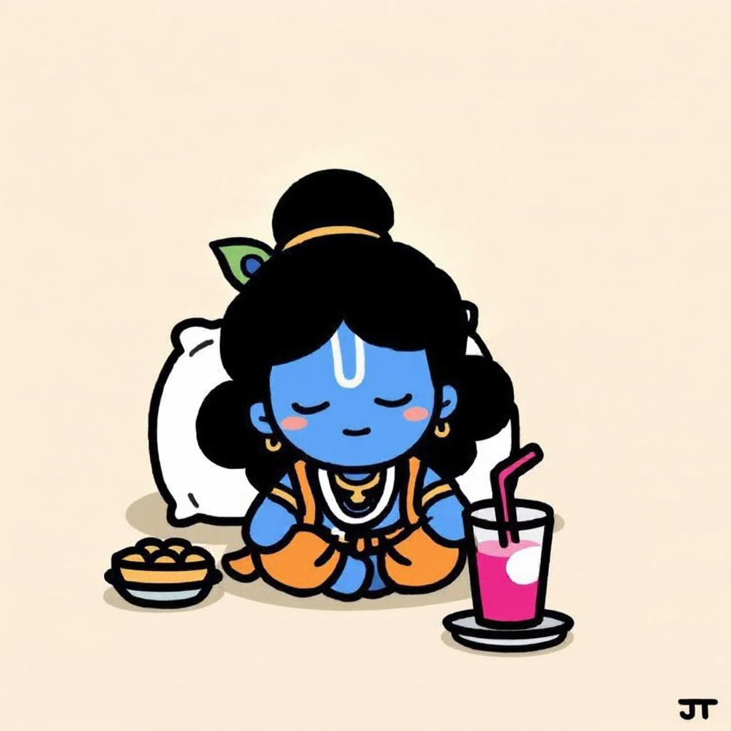 Krishna - vector - vector art generator AI image