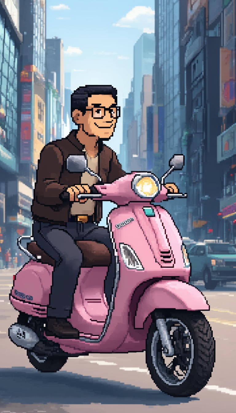 Kling AI work 311017814614653 - image to minecraft pixel art AI image
