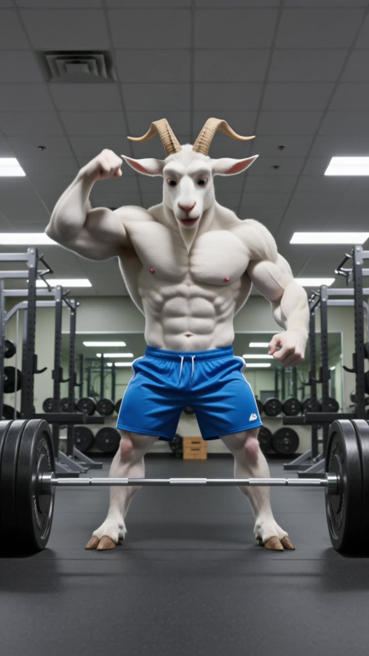 Kling AI work 314768095523836 - gym scene AI video