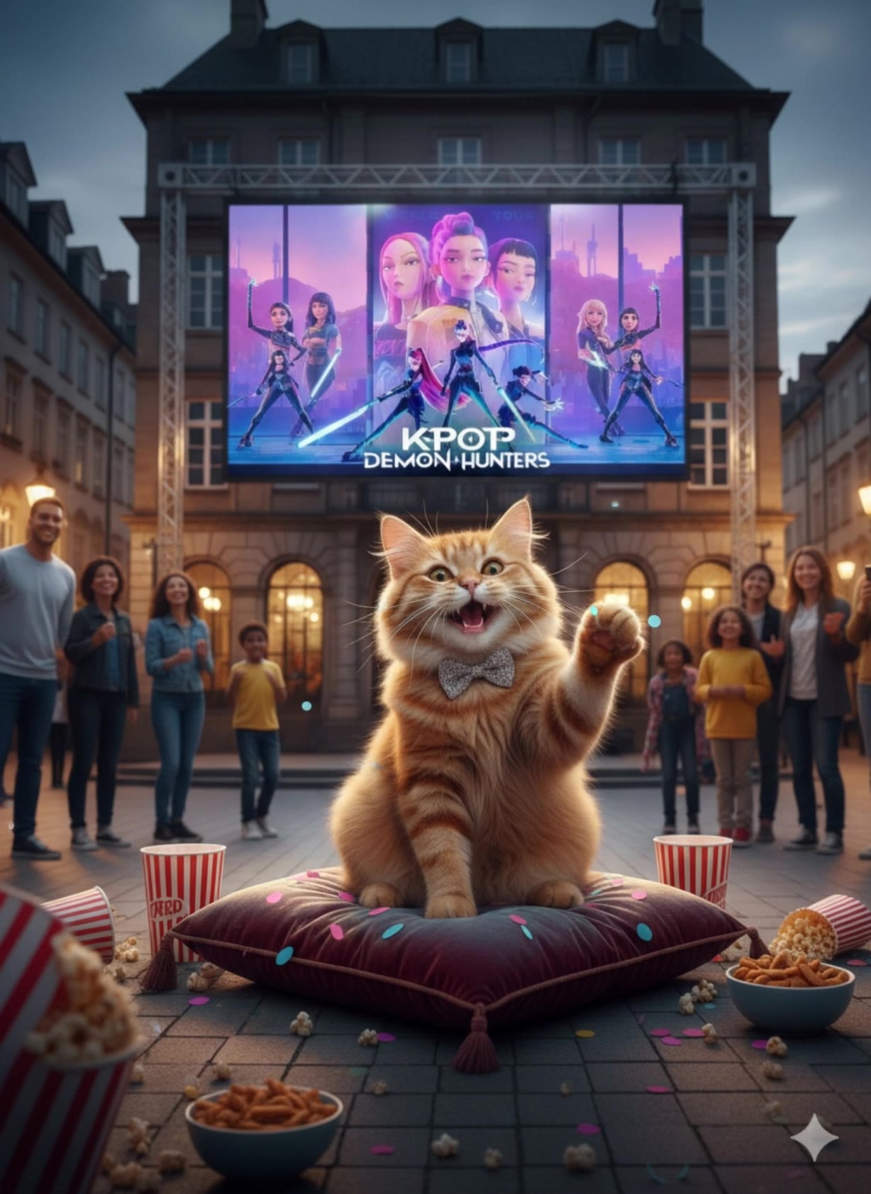 K-POP dancing cat - cat dance wallpaper AI video