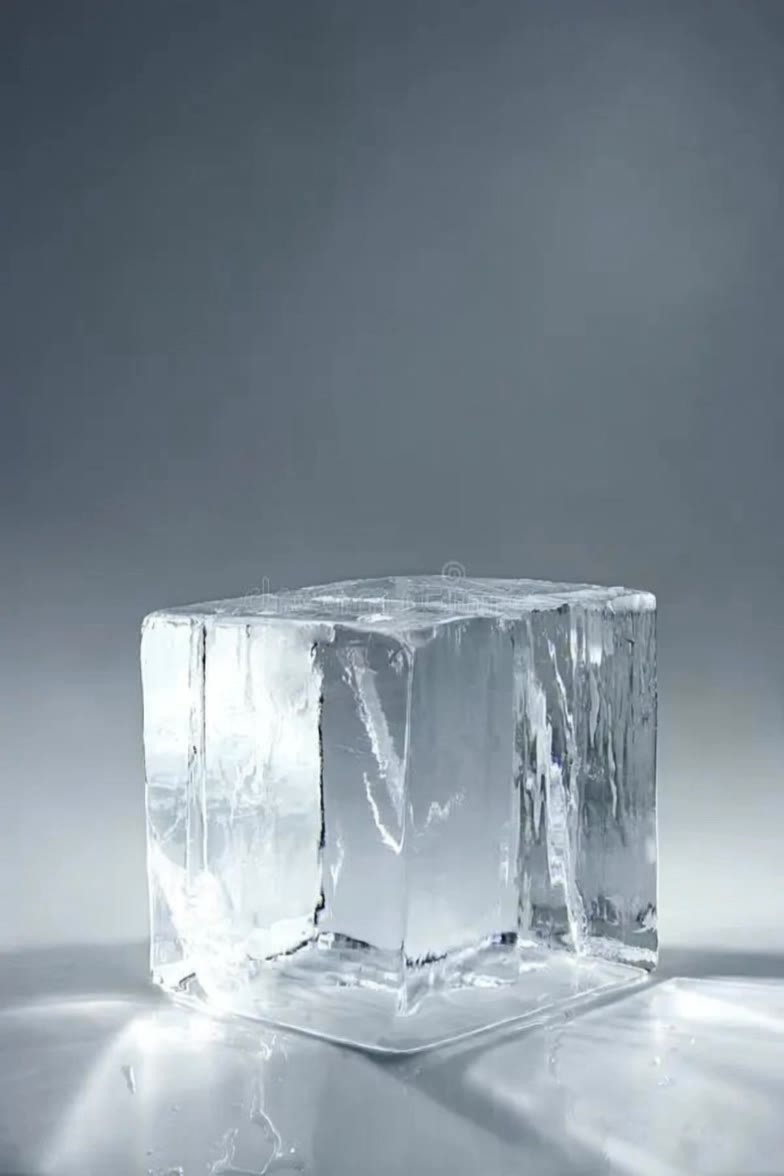 Iceberg in Ice Cube - clip art iceberg AI video