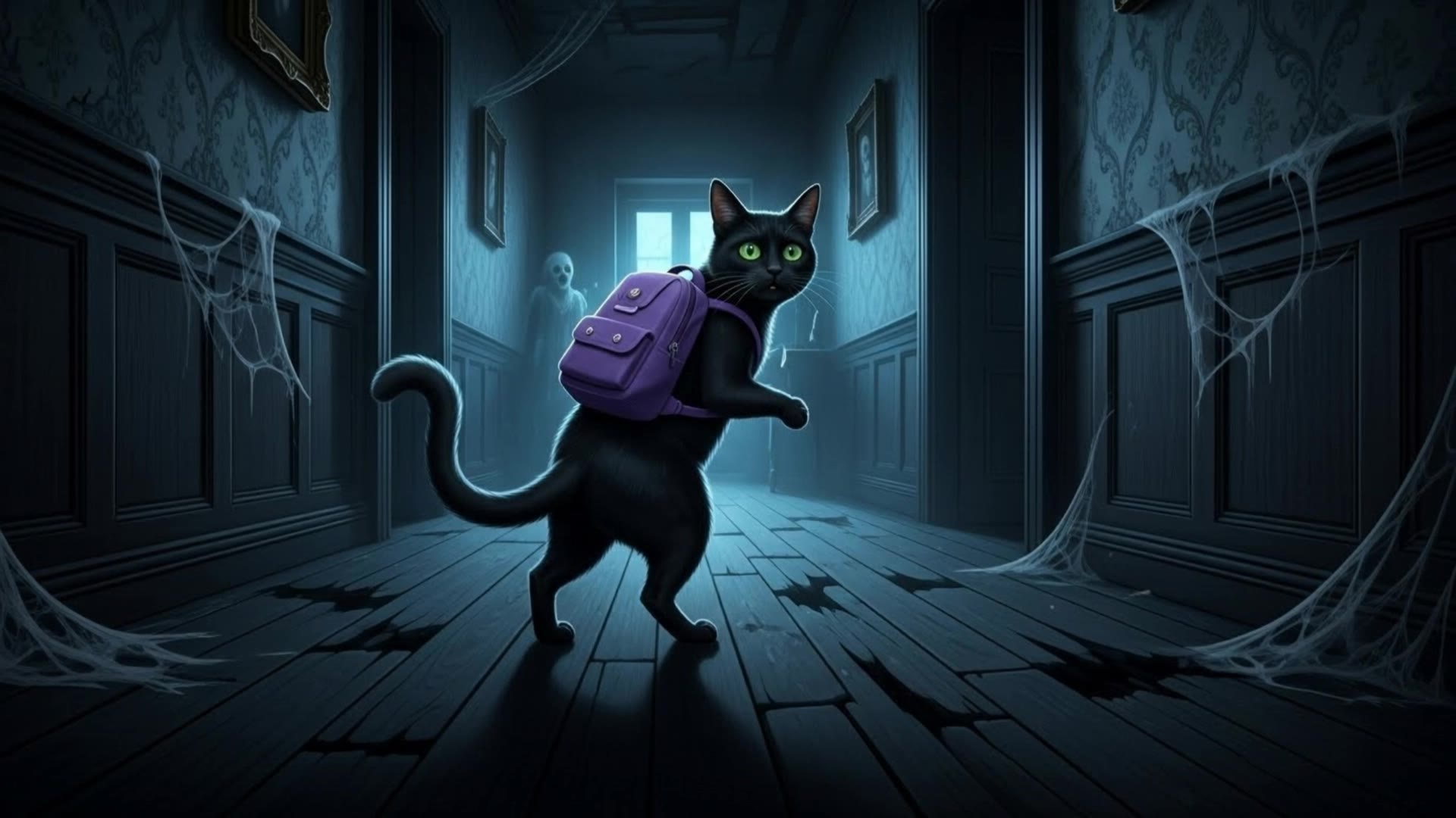 GHOST HOUSE - house wallpaper AI video