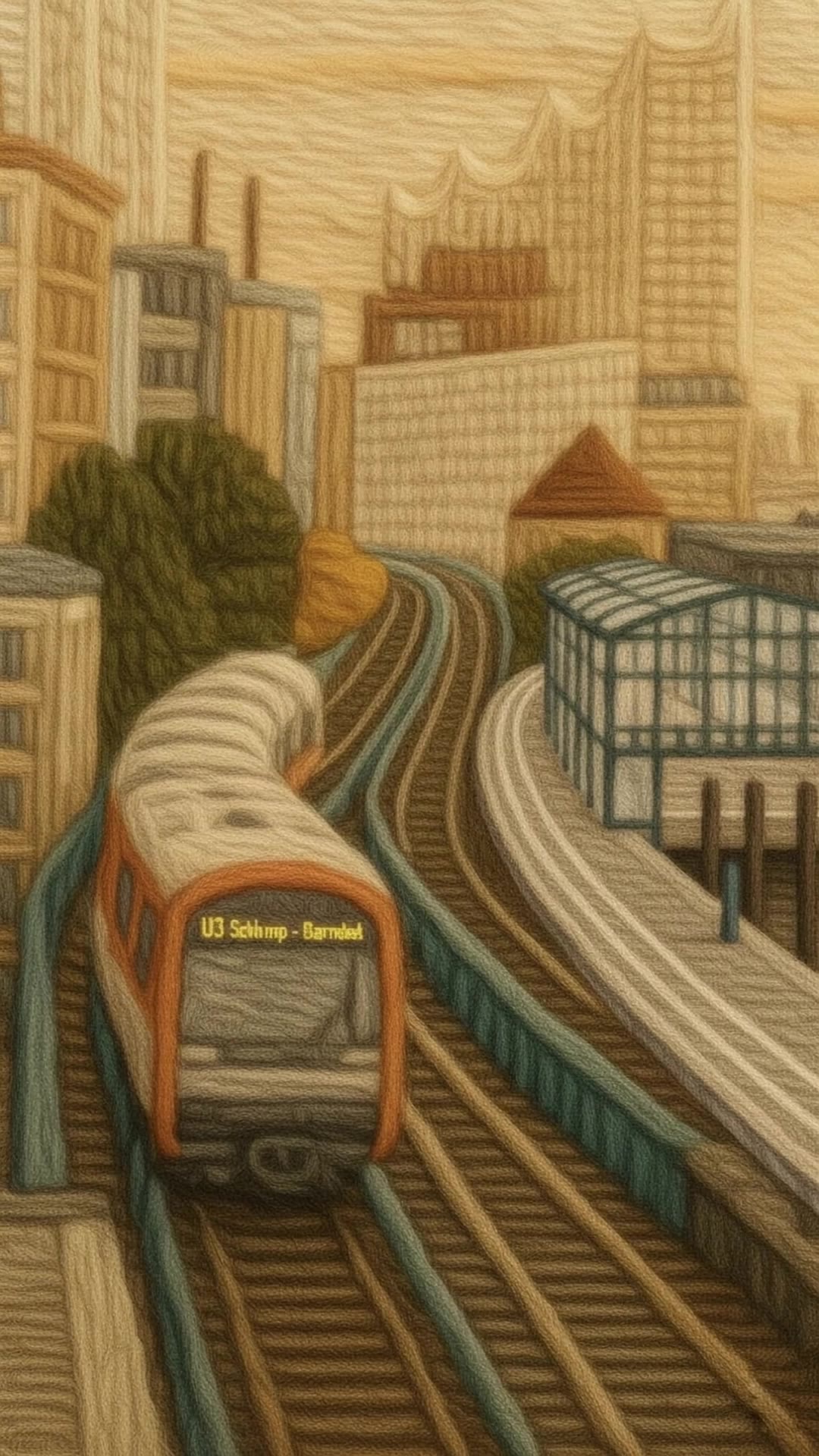 Kling AI work 295113964526850 - train scene AI video