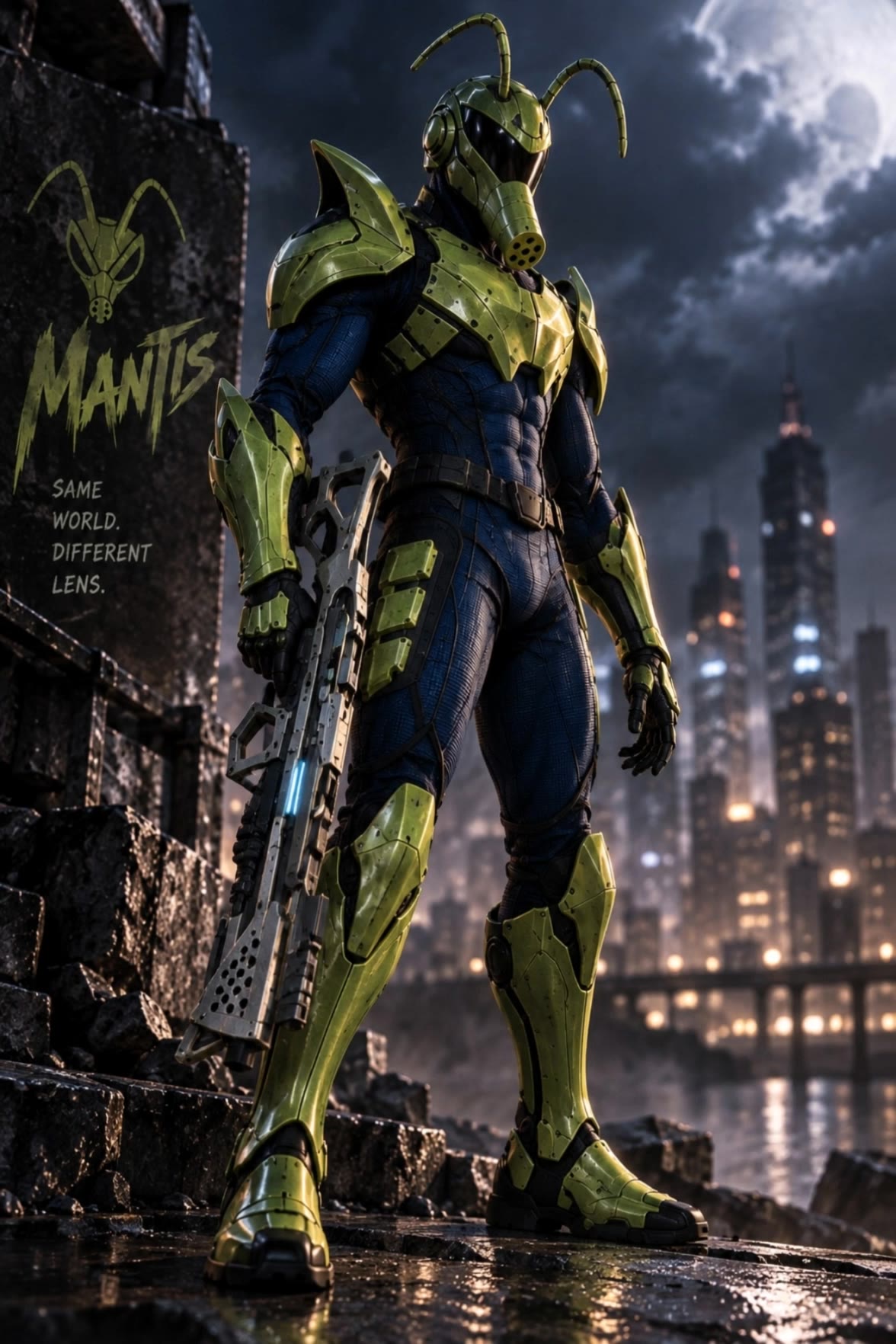 my original character Mantis - new mantis skin AI video