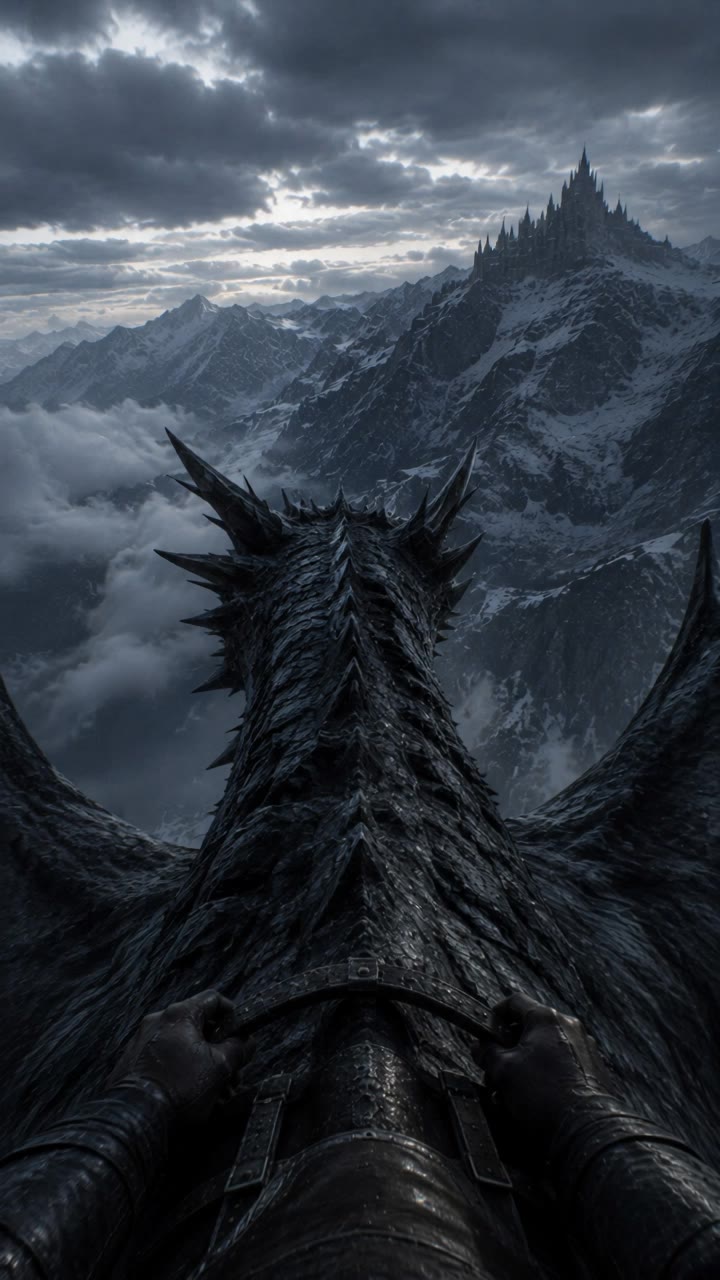 Dragon Rider - rider canvas AI video
