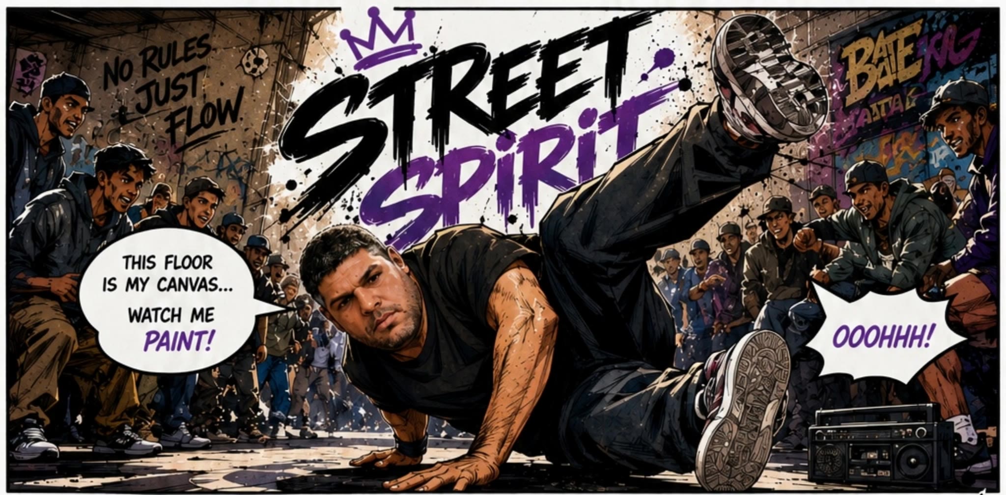 STREET DANCE - ai comic maker AI video