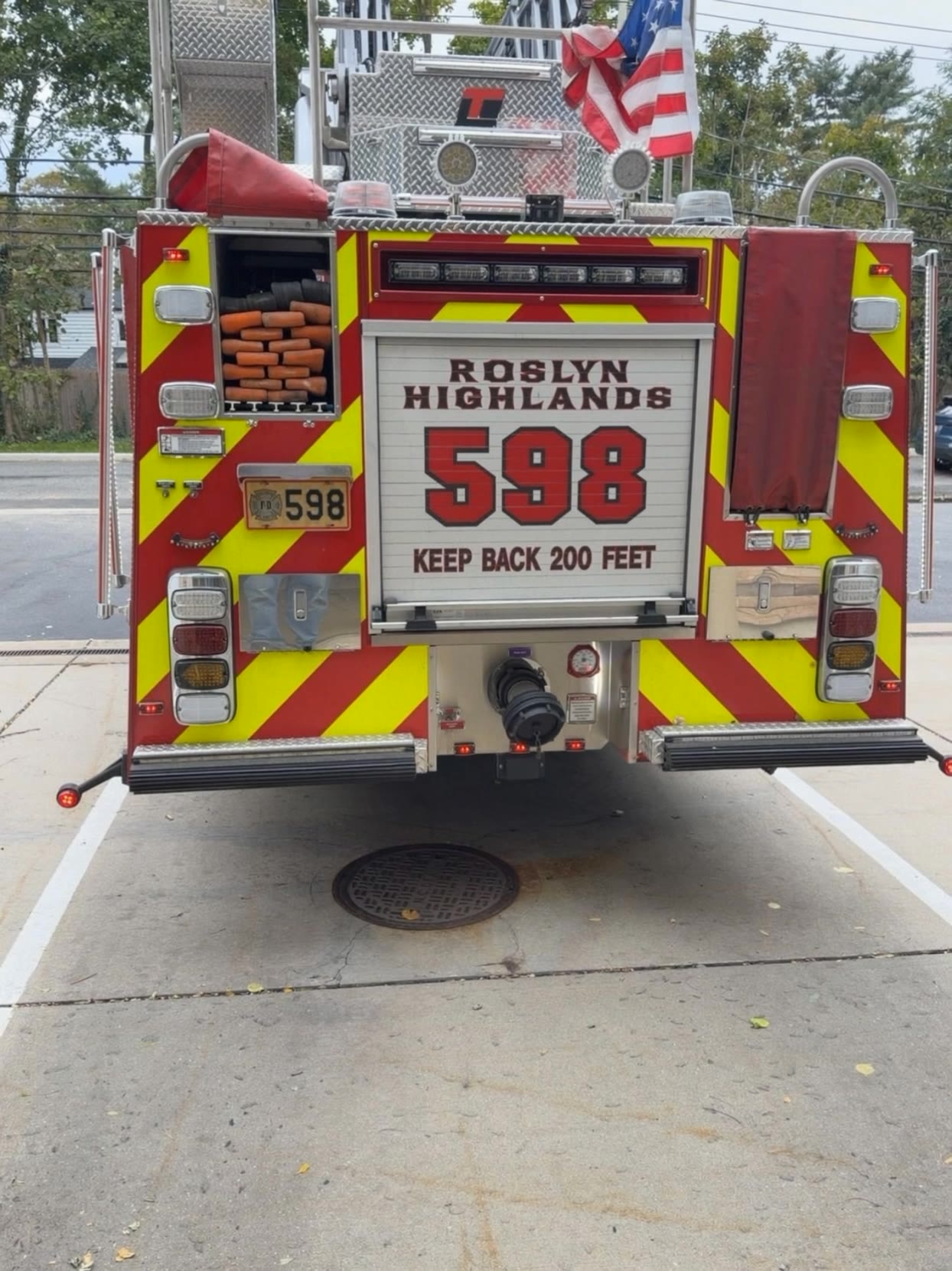 Squirrel stuck in fire engine  - flying squirrel images AI video