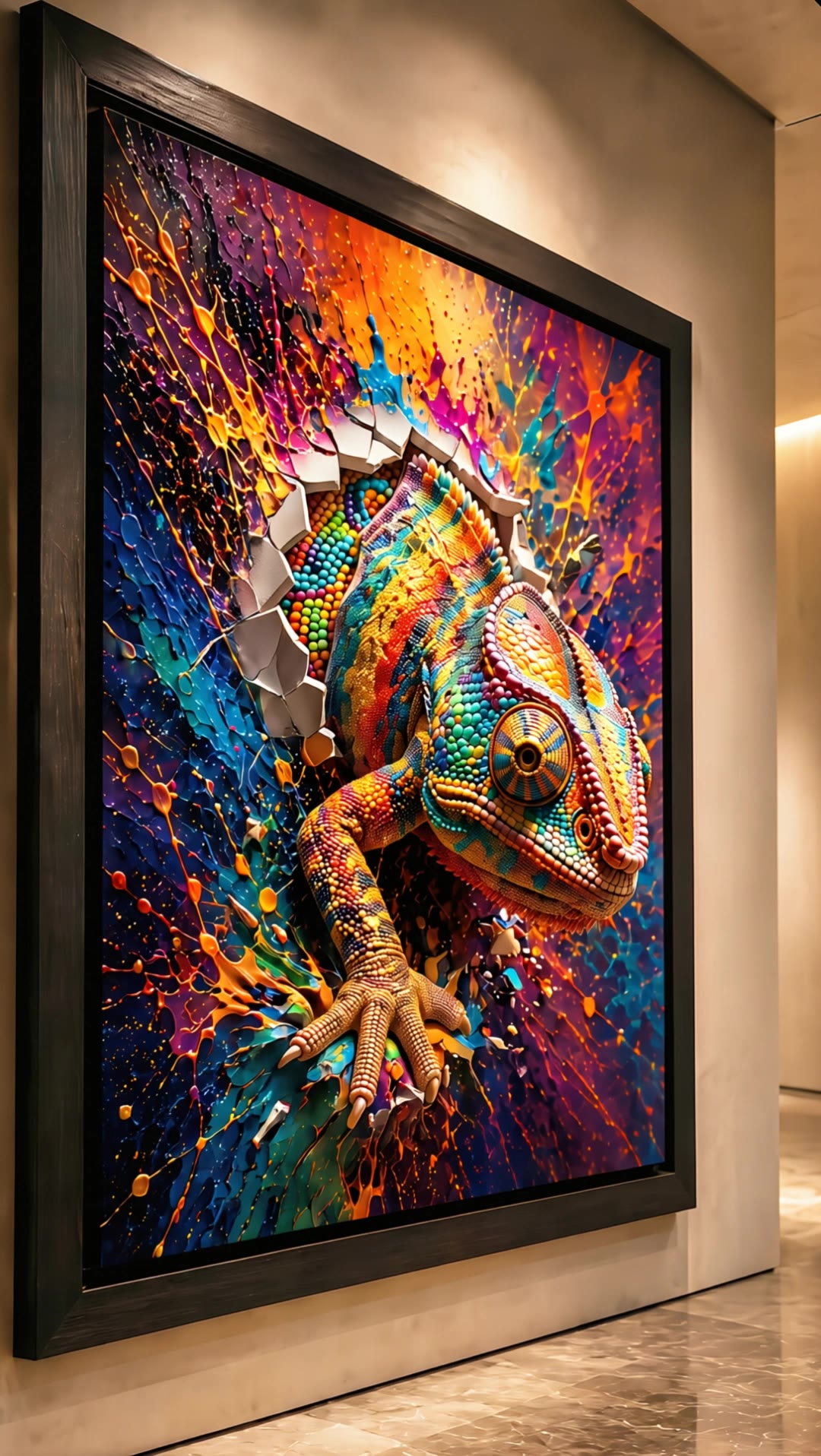 Reality Breaks the Frame 🦎 - video to frame AI video