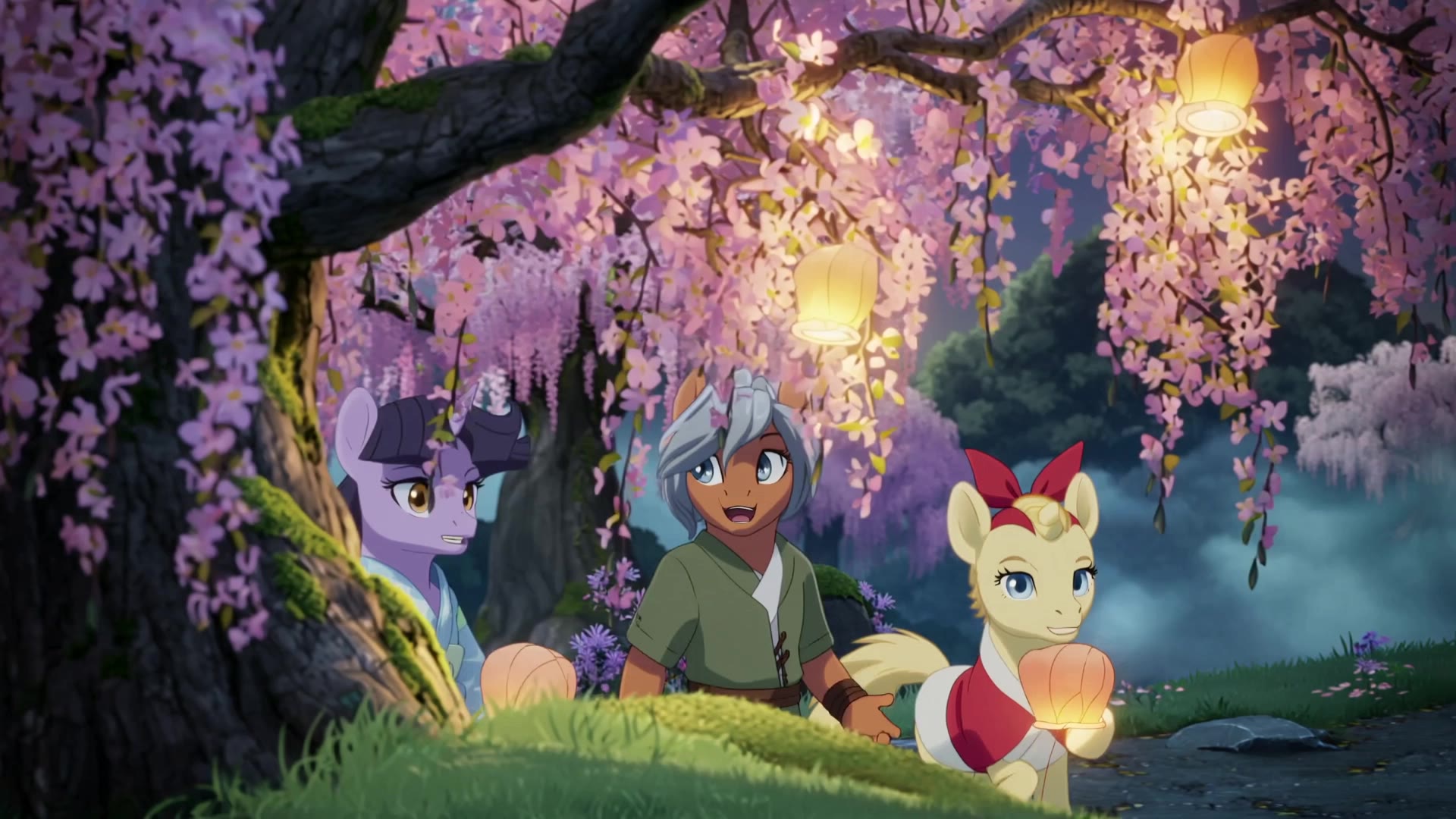 MLP anime - magic unfold anime AI video