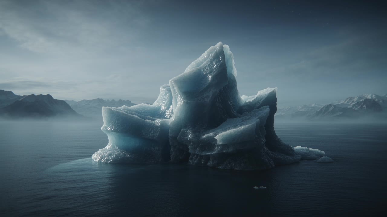 Ice and Gold - ice ai animation AI video