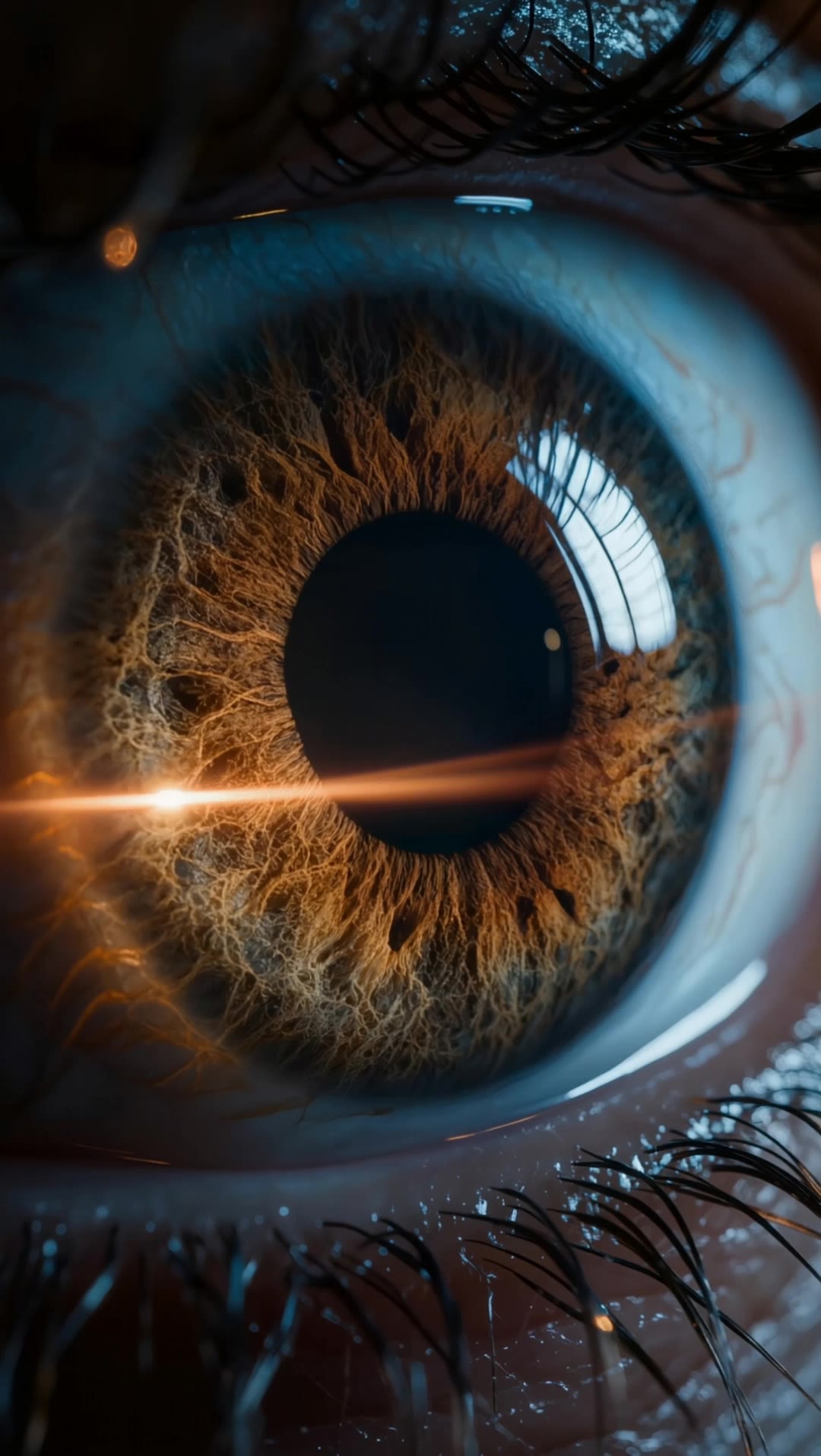 retina - camera iris AI video