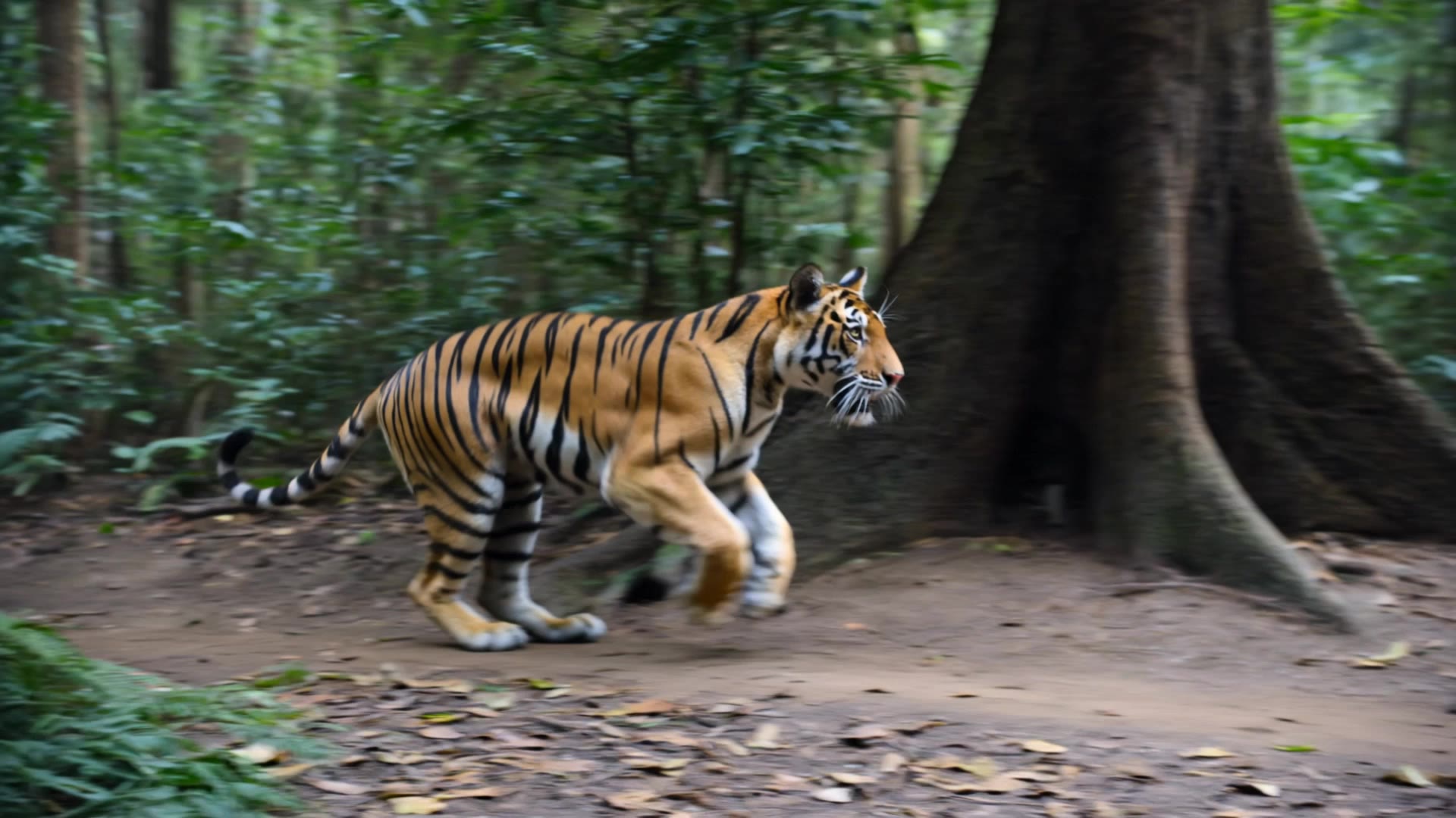 Kling AI work 315451333660972 - tiger scene AI video