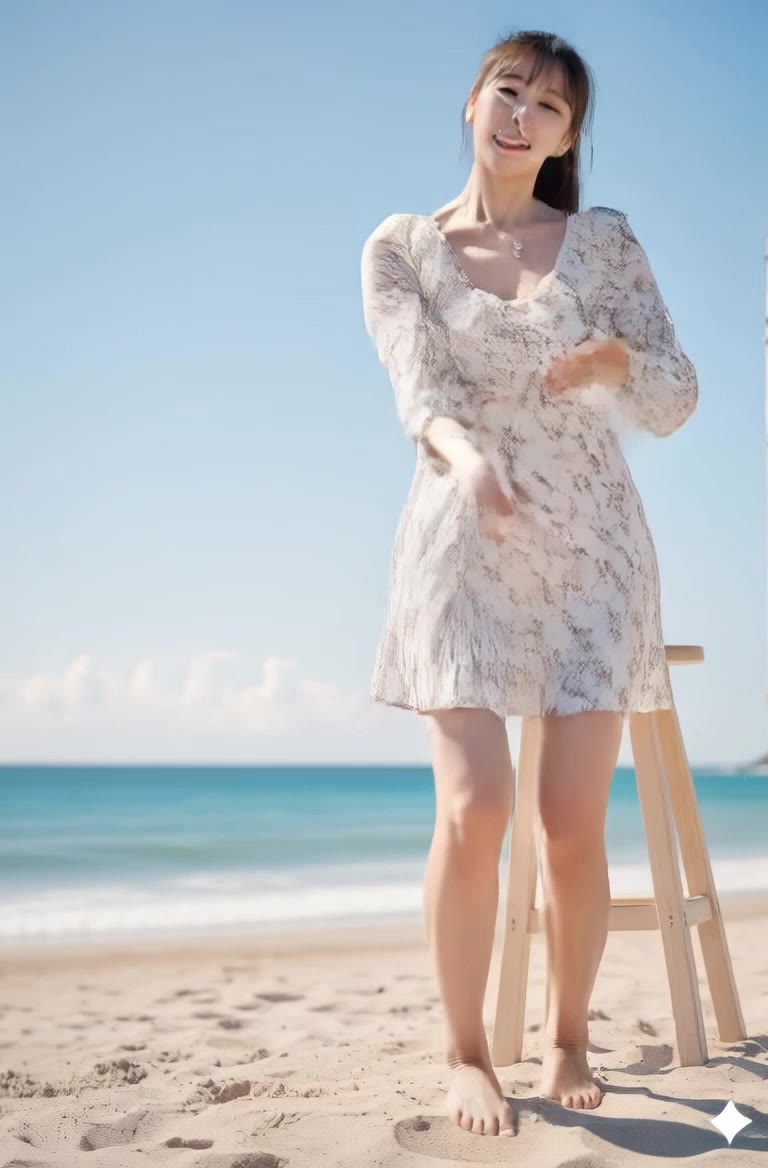 Japanese girl dances AKB - easy tiktok dances AI video