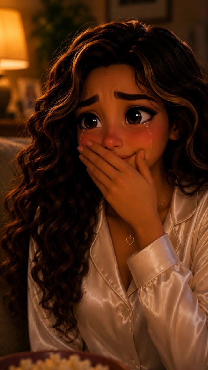 Kling AI work 313983472524743 - caramel highlights curly hair AI video