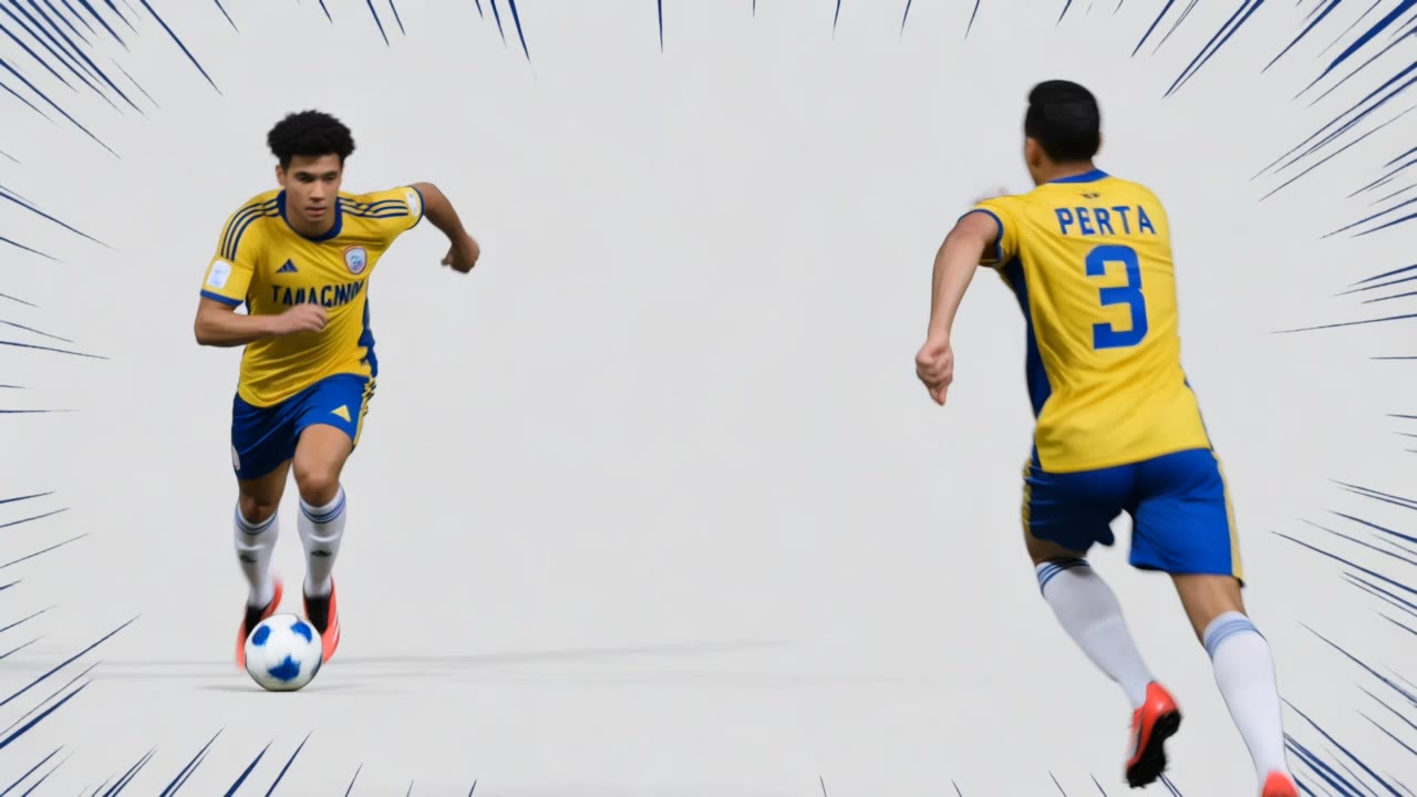 Spaccata - bicycle kick AI video