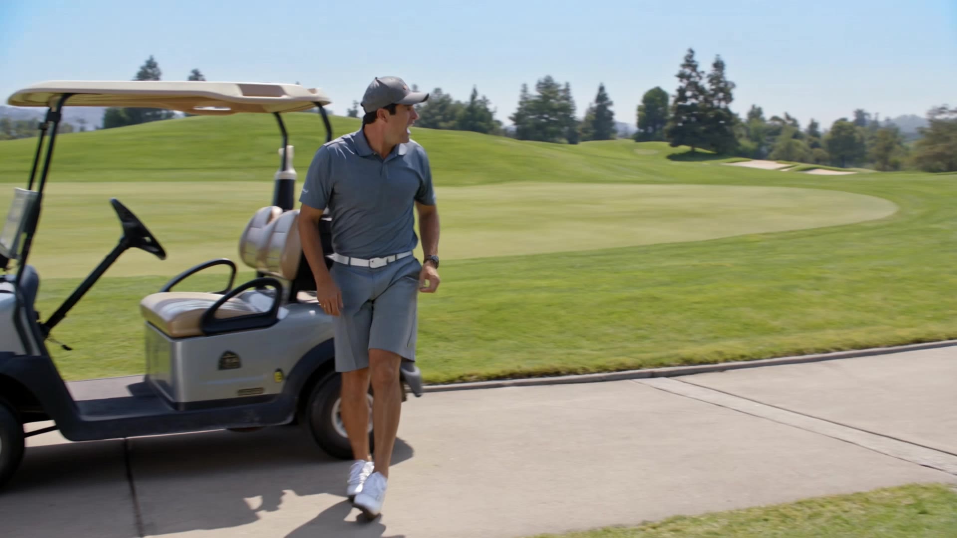 Kling AI work 315047604506048 - golf banner design AI video