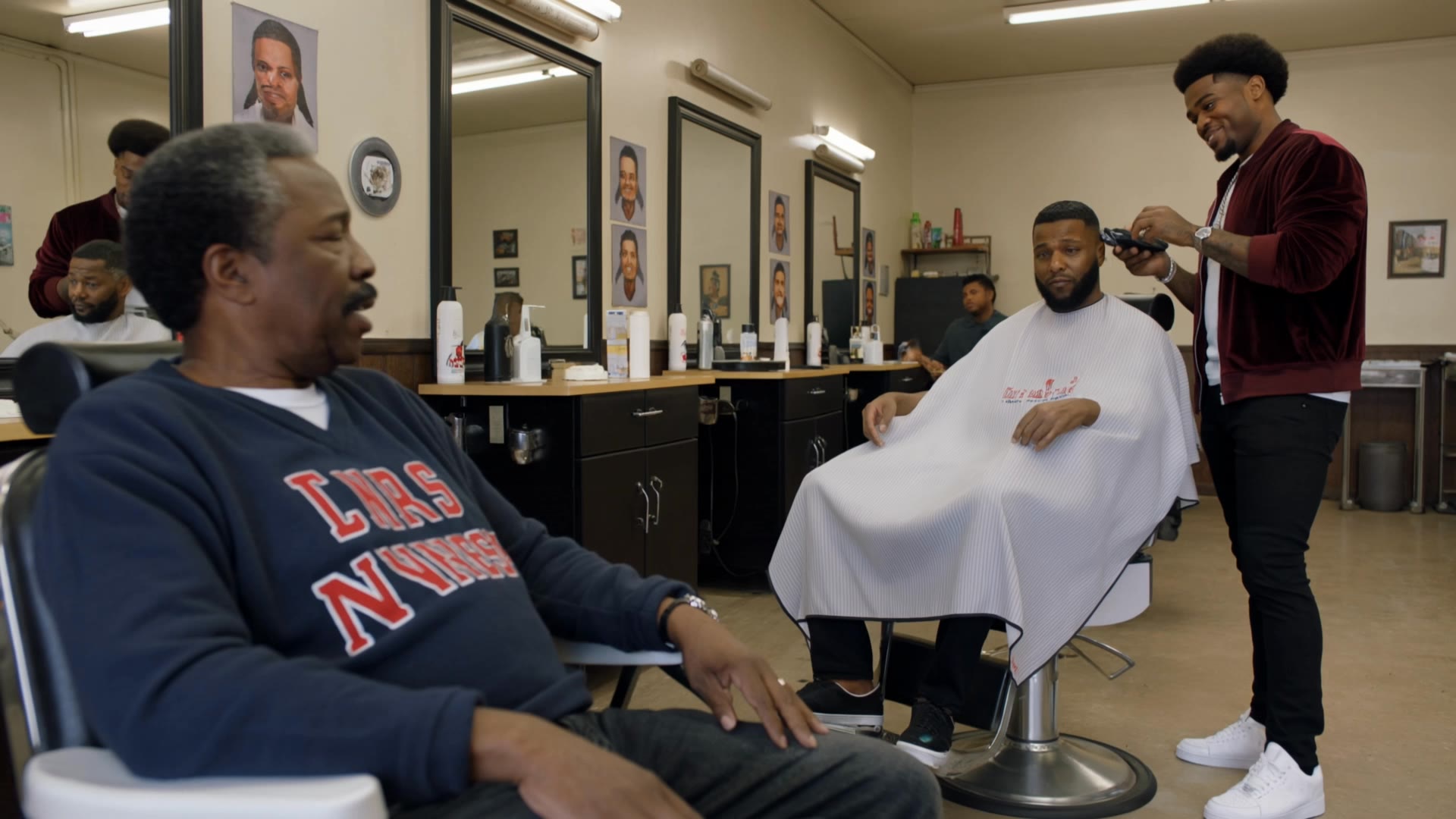 Kling AI work 319938273615145 - create barbershop AI video