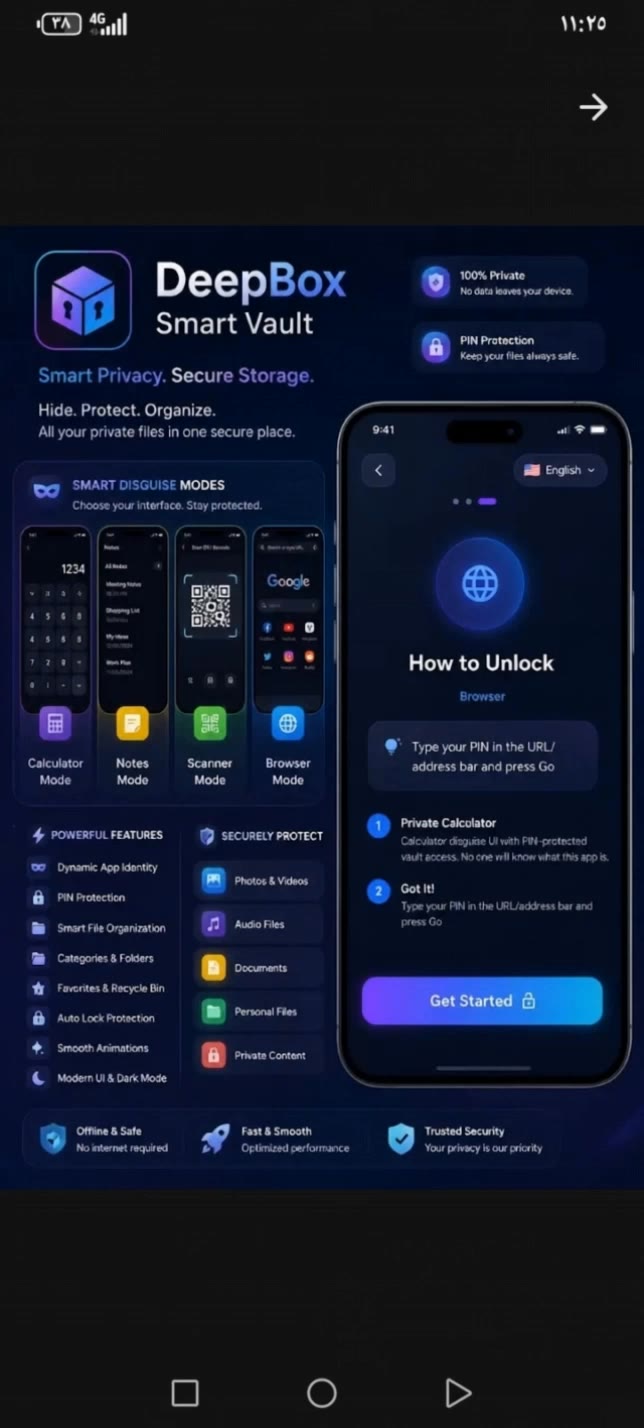 DeepBox Smart Vault - ai image generating app AI video