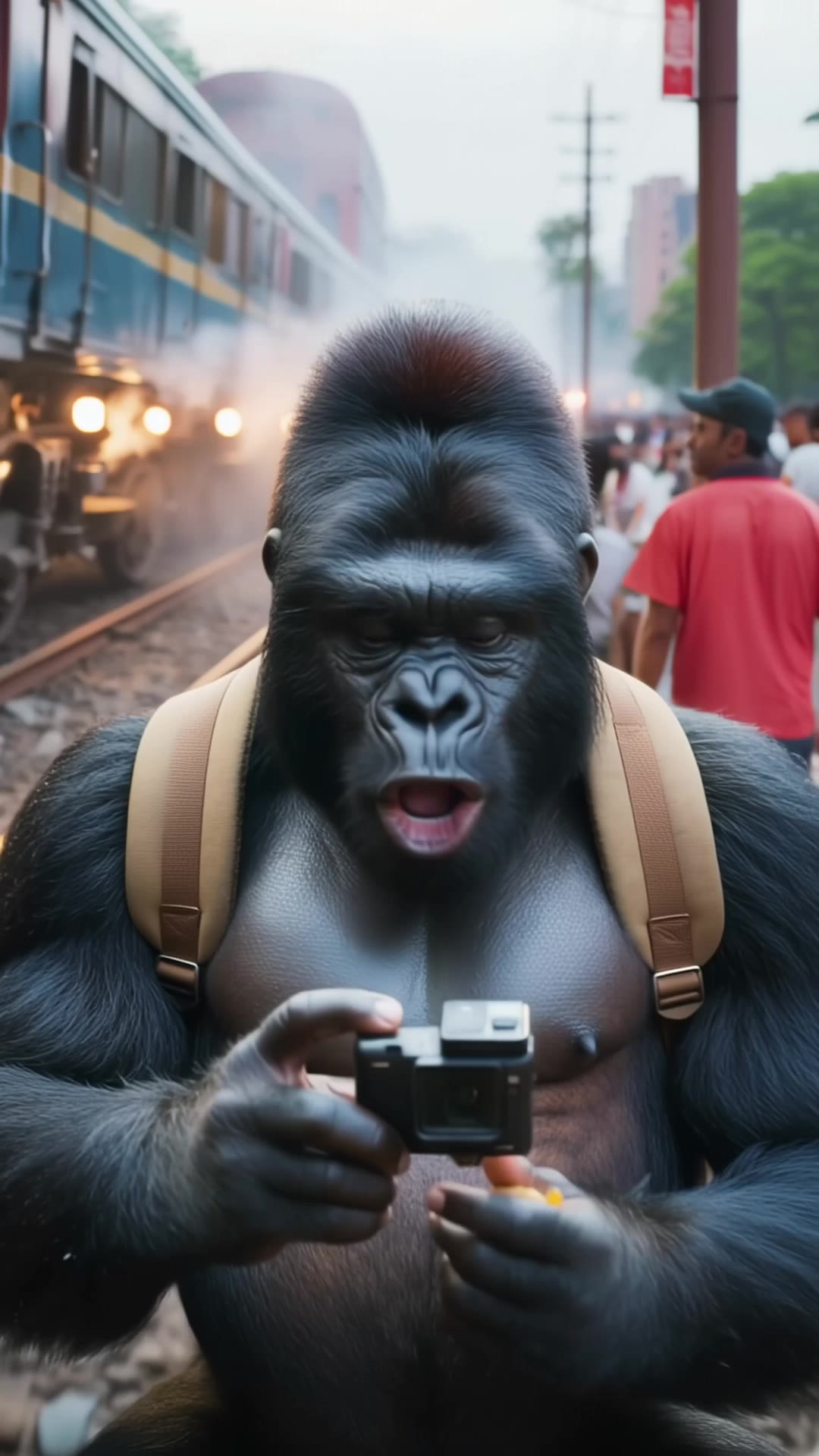 Kling AI work 311427491666418 - gorilla tattoo ideas AI video