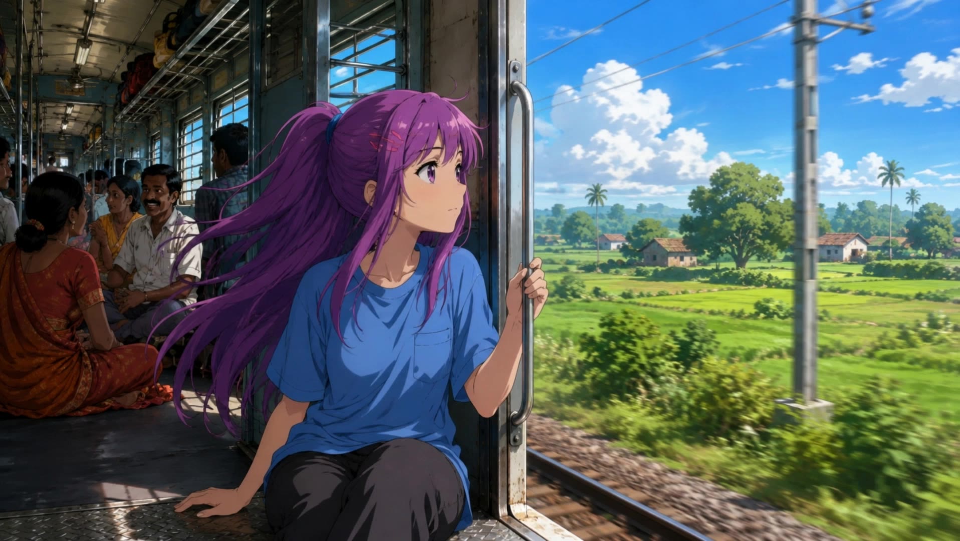 Kling AI work 315467225502990 - anime indian characters AI video