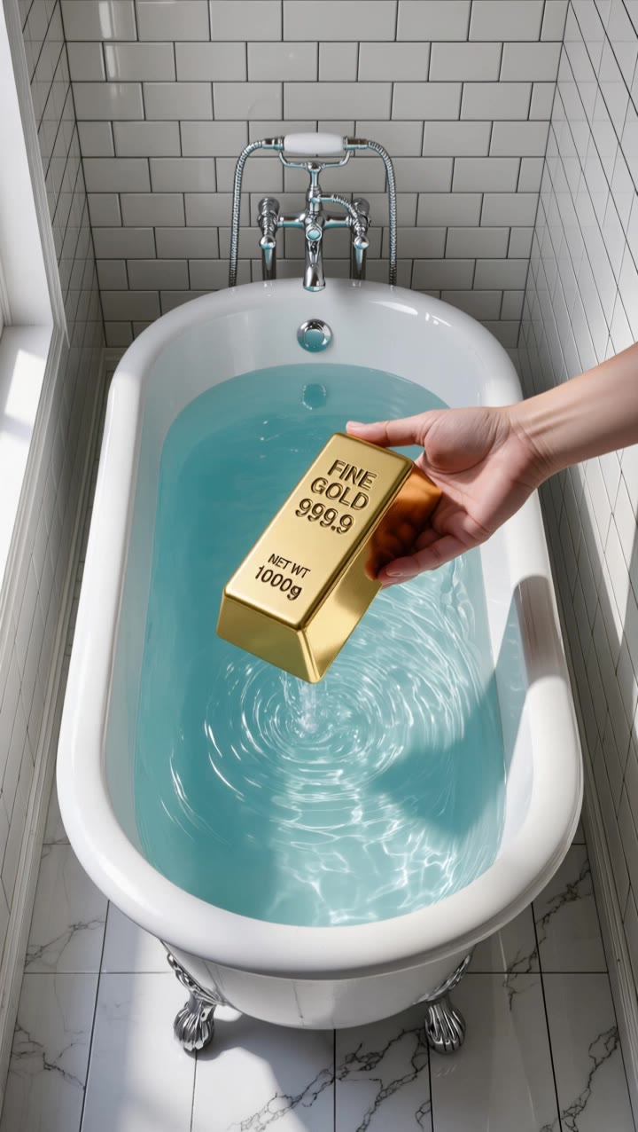 Gold bar - gold desktop wallpaper AI video