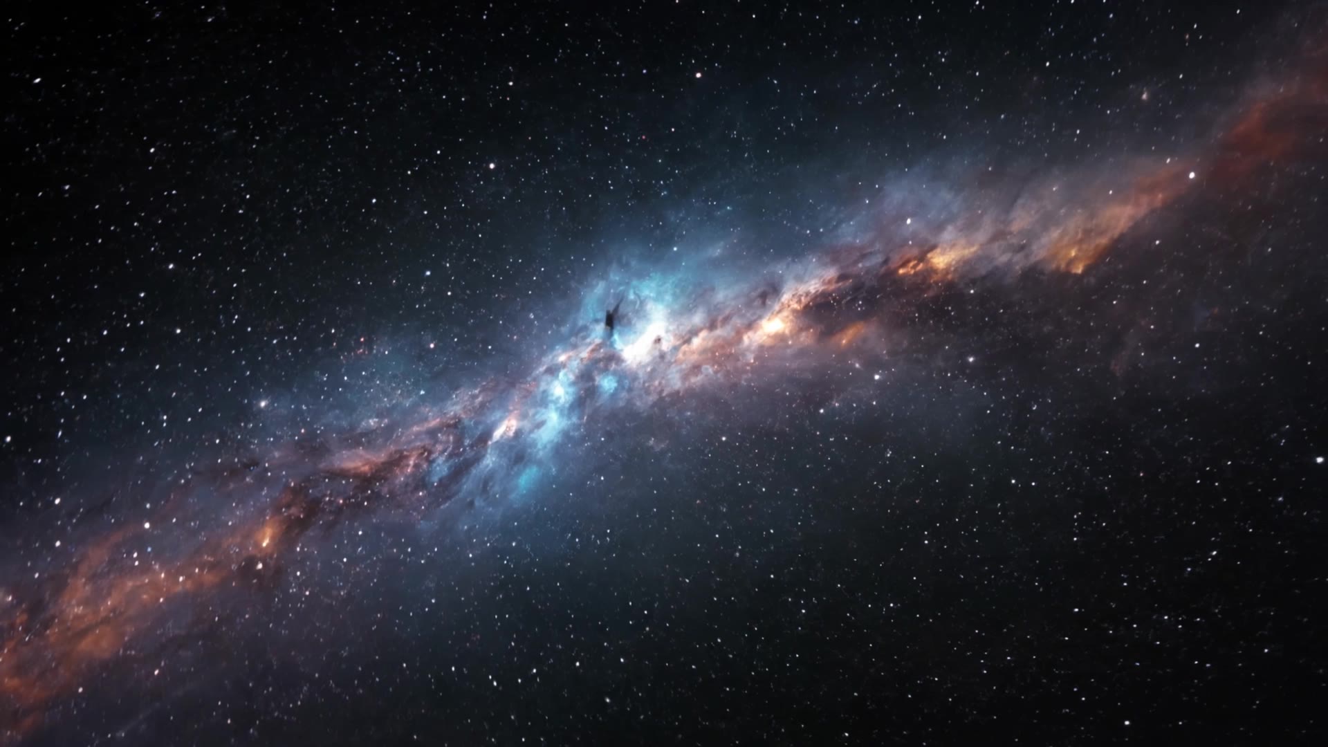 Cinematic Drift in Galaxy - galaxy banner design AI video