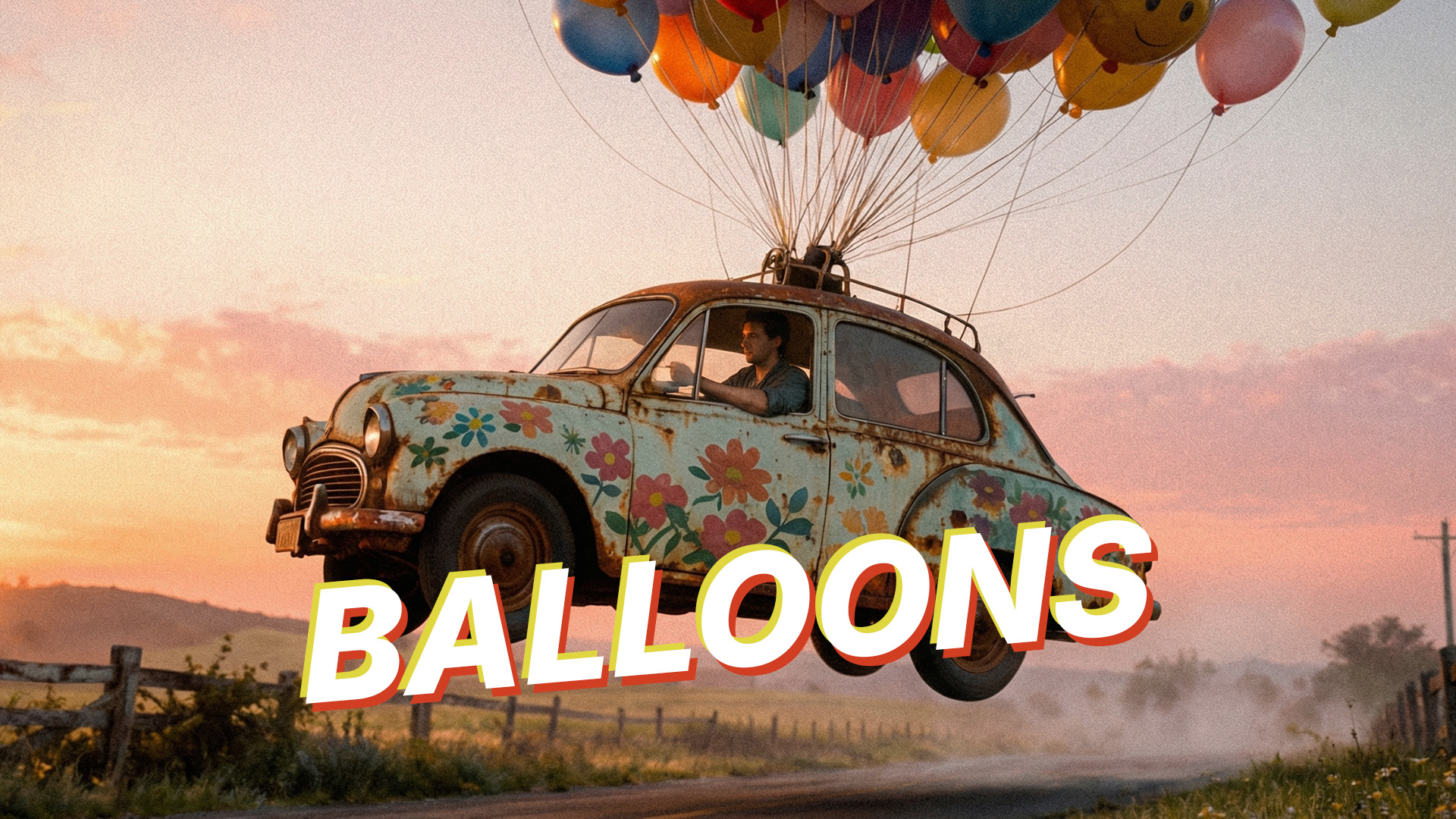 Balloons - iridescent balloons AI video