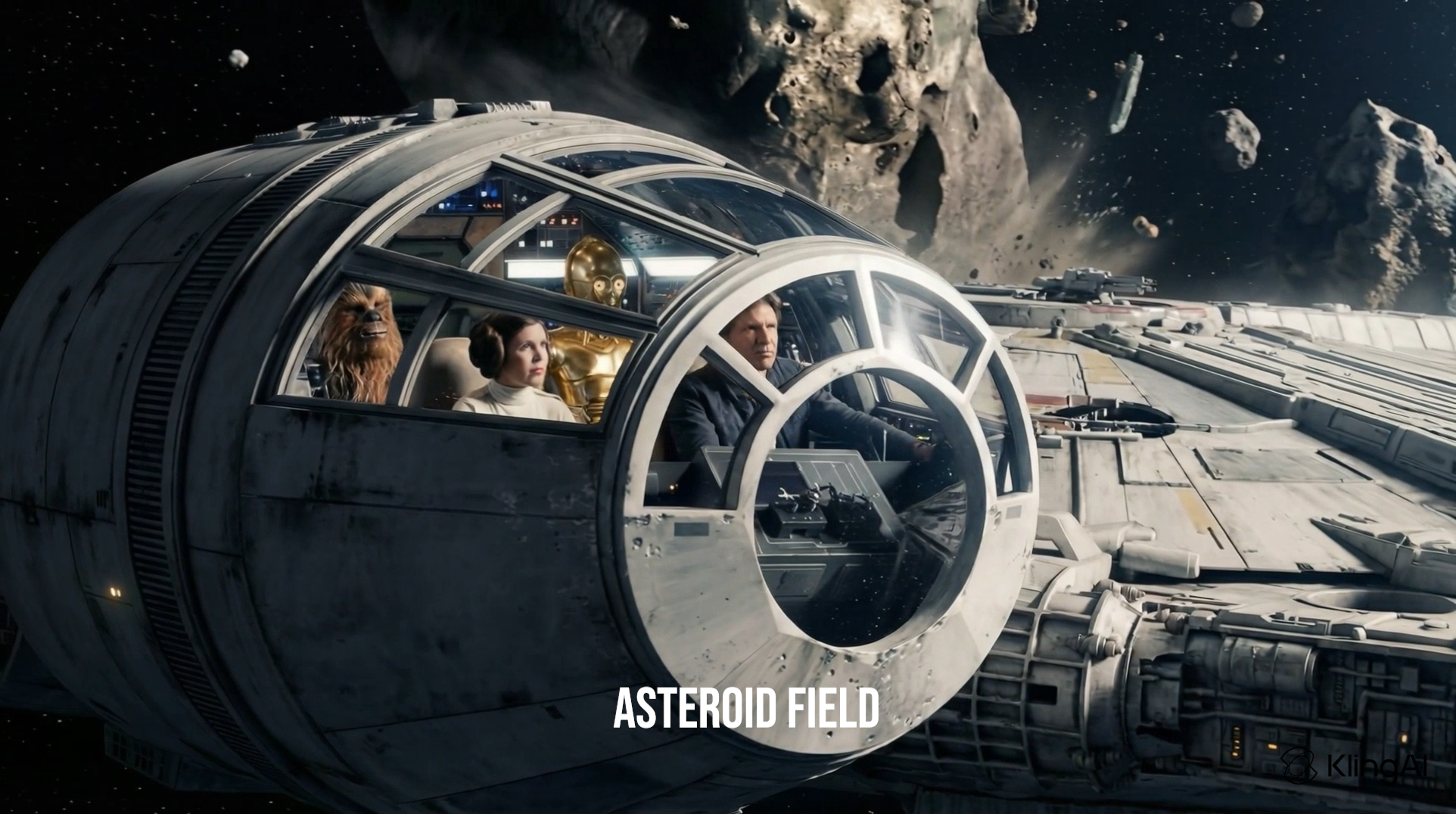 Asteroid Field - field ai AI video