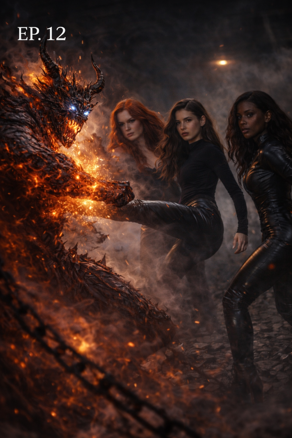 Demon vs Warriors – Dark Fantasy - dark fantasy instagram profile picture AI video