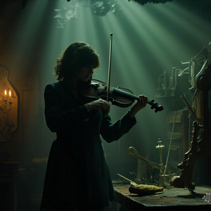 A FINE HAUNTED TUNE - tryon fine arts center AI video