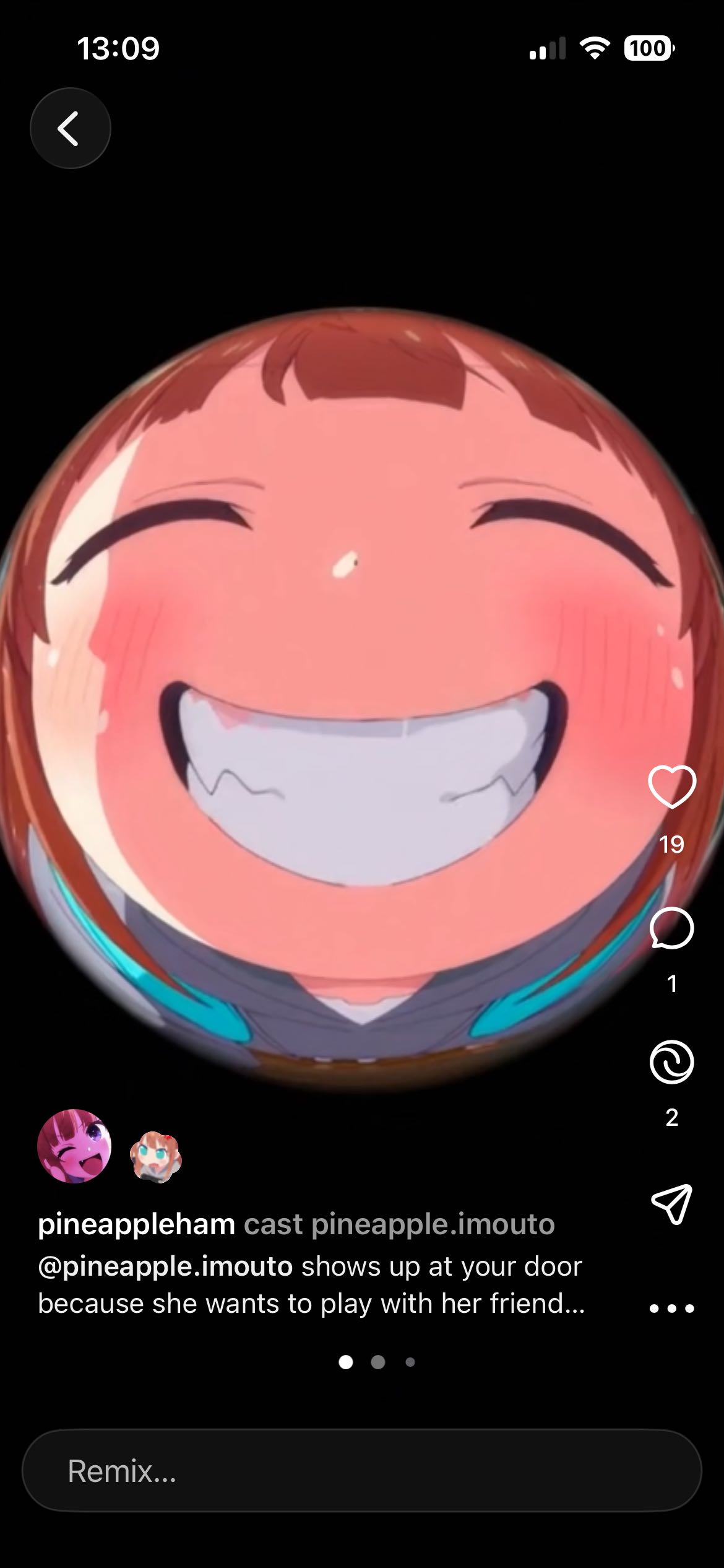 hamster pineapple avatar