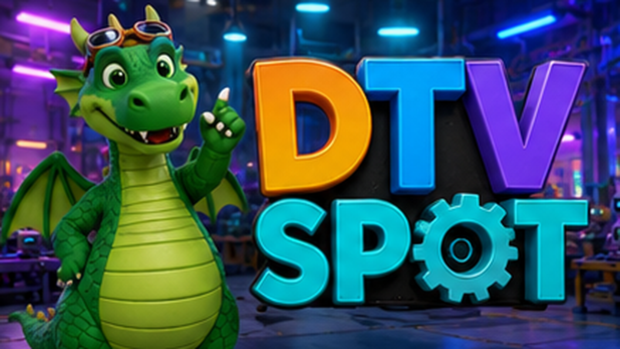 Spot the Dragon Robot Builder - fantasy city map builder AI video