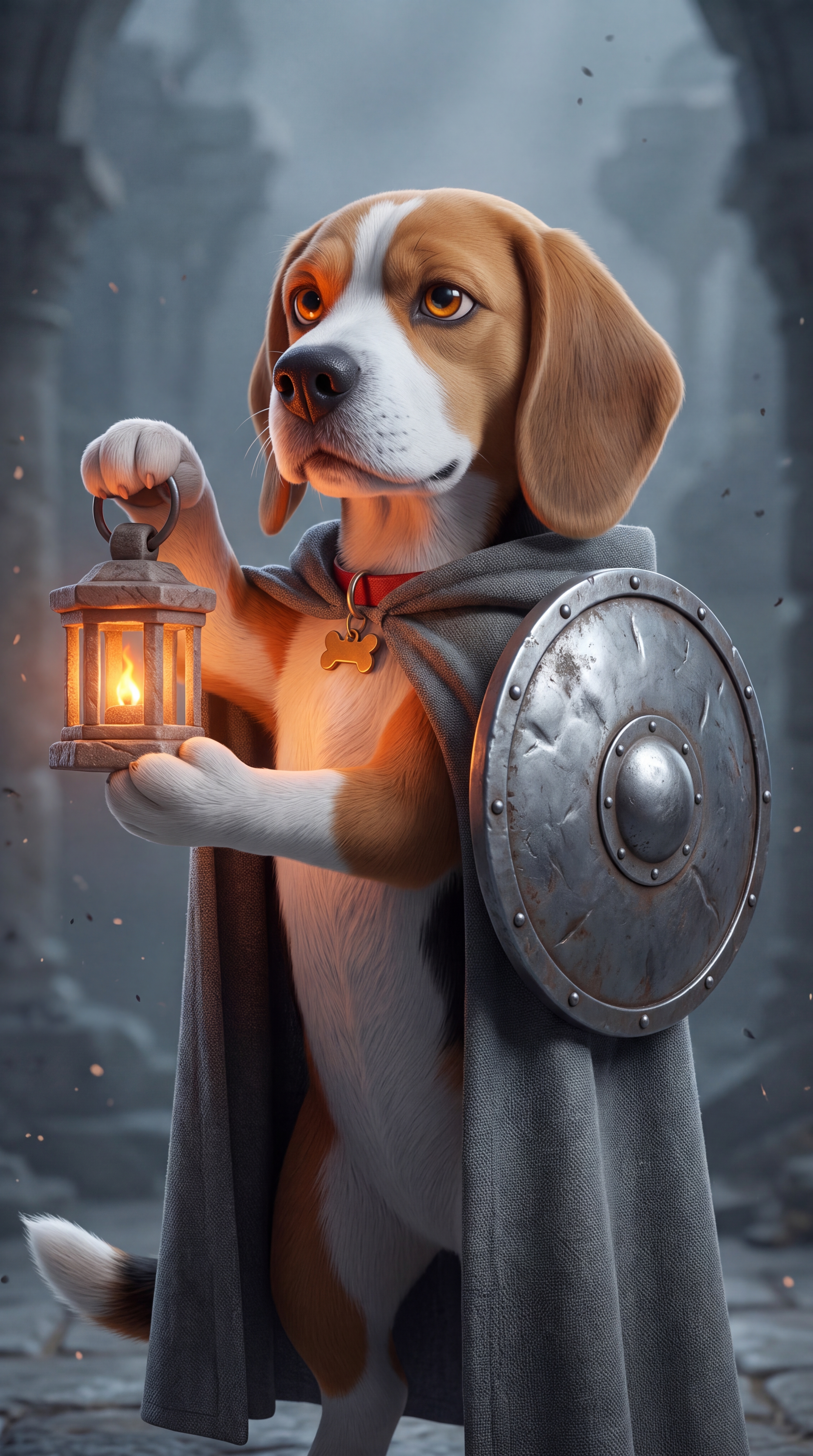 Dark souls beagle - black souls h scene AI video