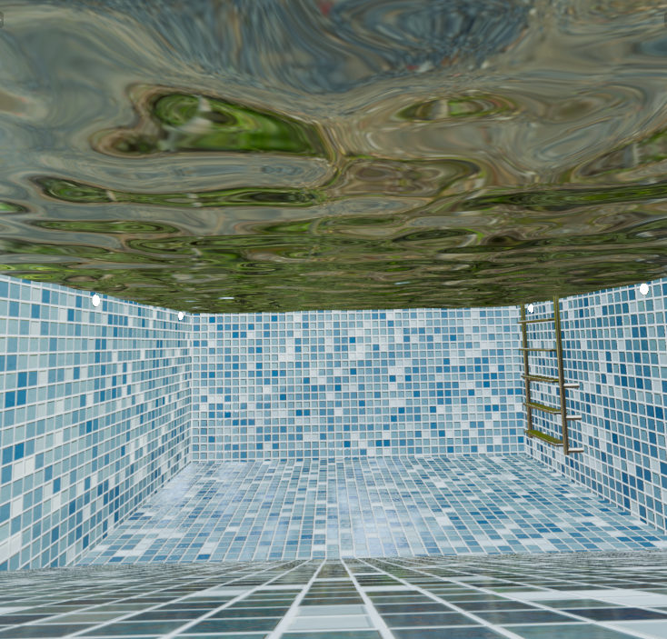 swimming pool - sloth swimming AI video