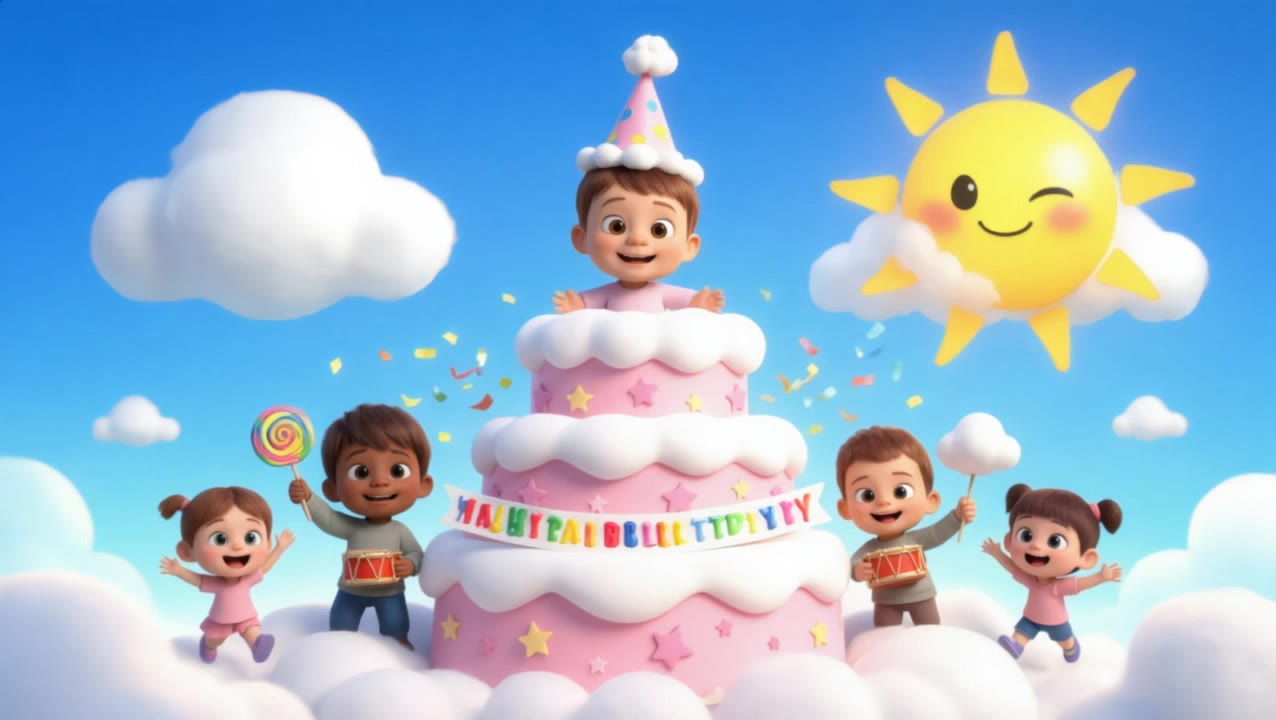 Kling AI work 307473942308726 - confetti rain AI video