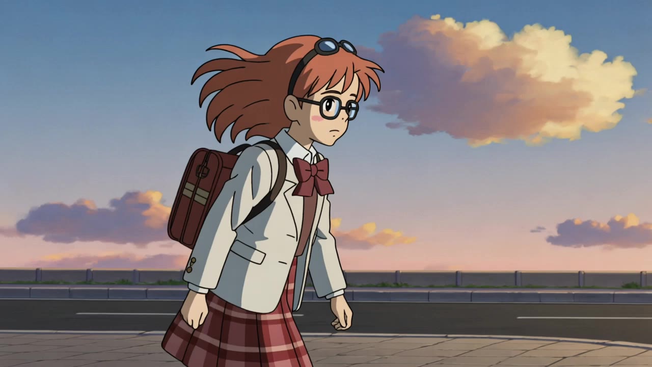 Kling AI work 314263626526123 - studio ghibli clouds AI video
