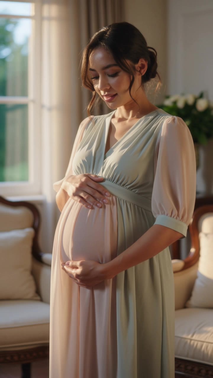 Kling AI work 314995558500282 - maternity photo editor AI video