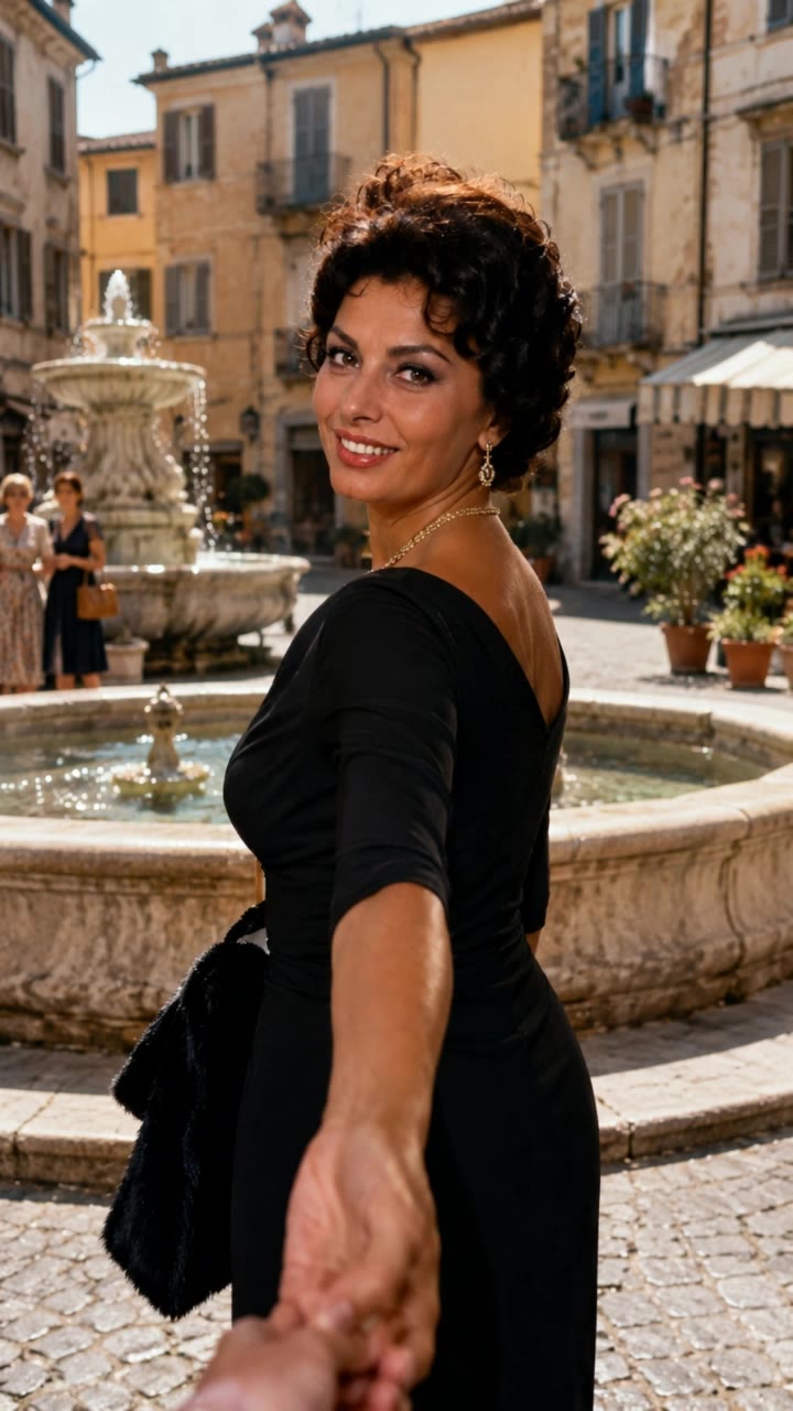Kling AI work 316179035614672 - 1950s short hair AI video