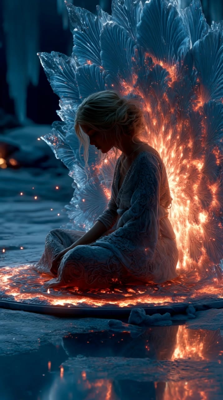 fantasy meditation - vfx video AI video