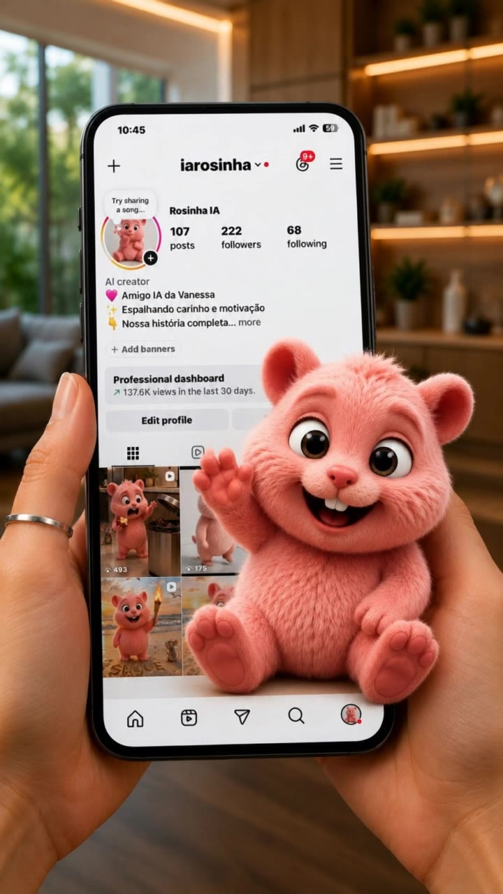 Kling AI work 316055277660614 - smile instagram profile picture AI video